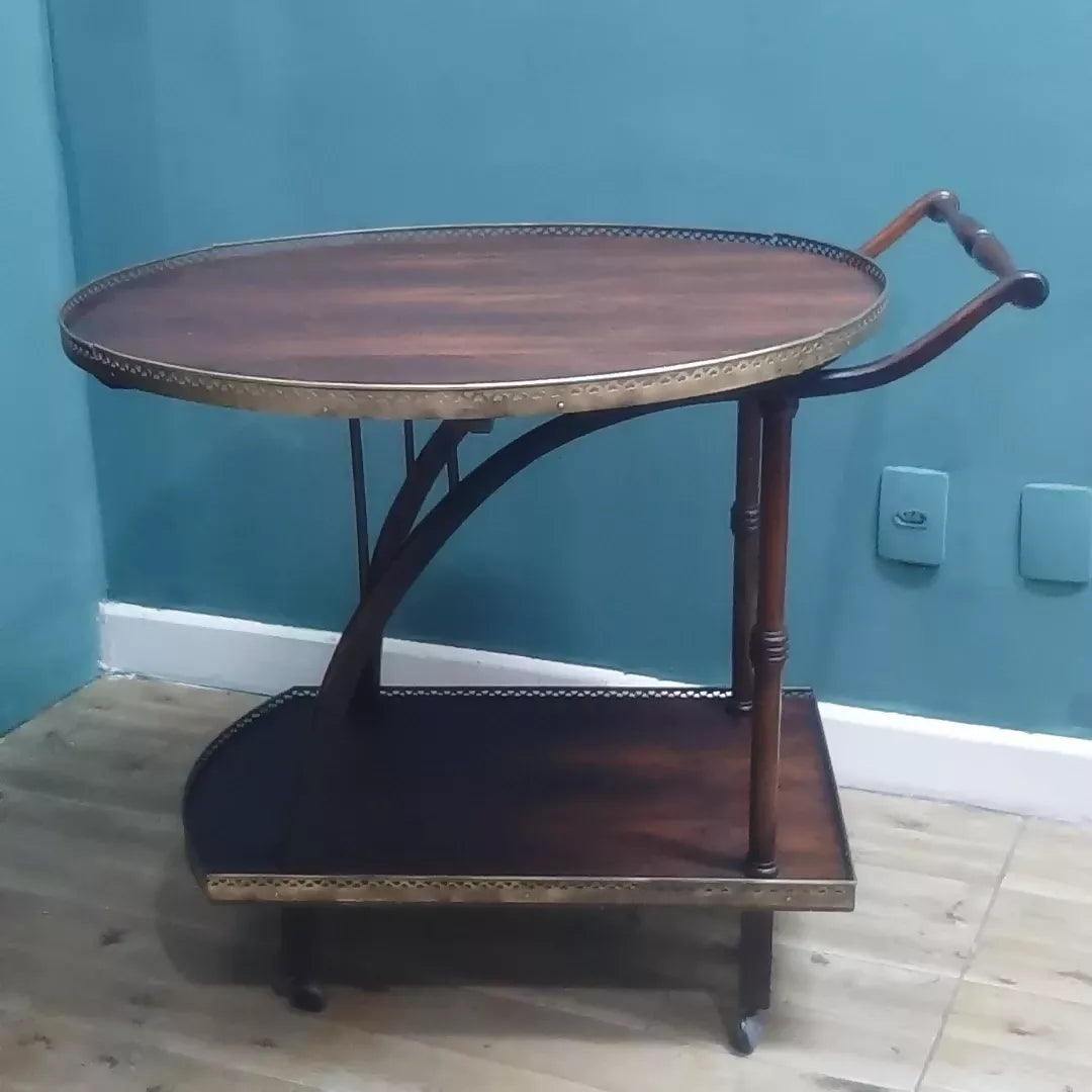 CARRINHO DE CHÁ / APARADOR INGLÊS (EM 10X SEM JUROS)