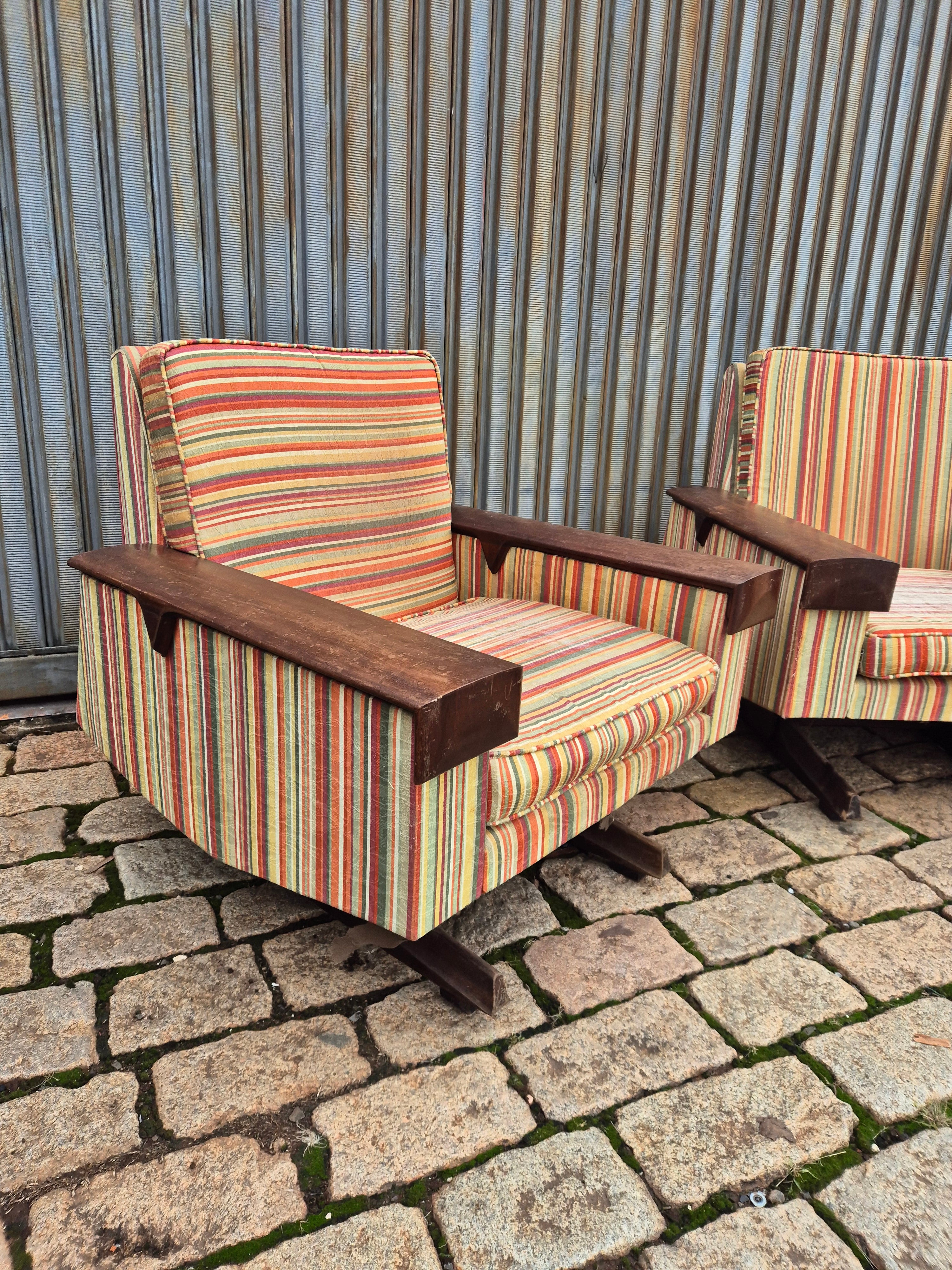Par poltrona vintage anos 60/70