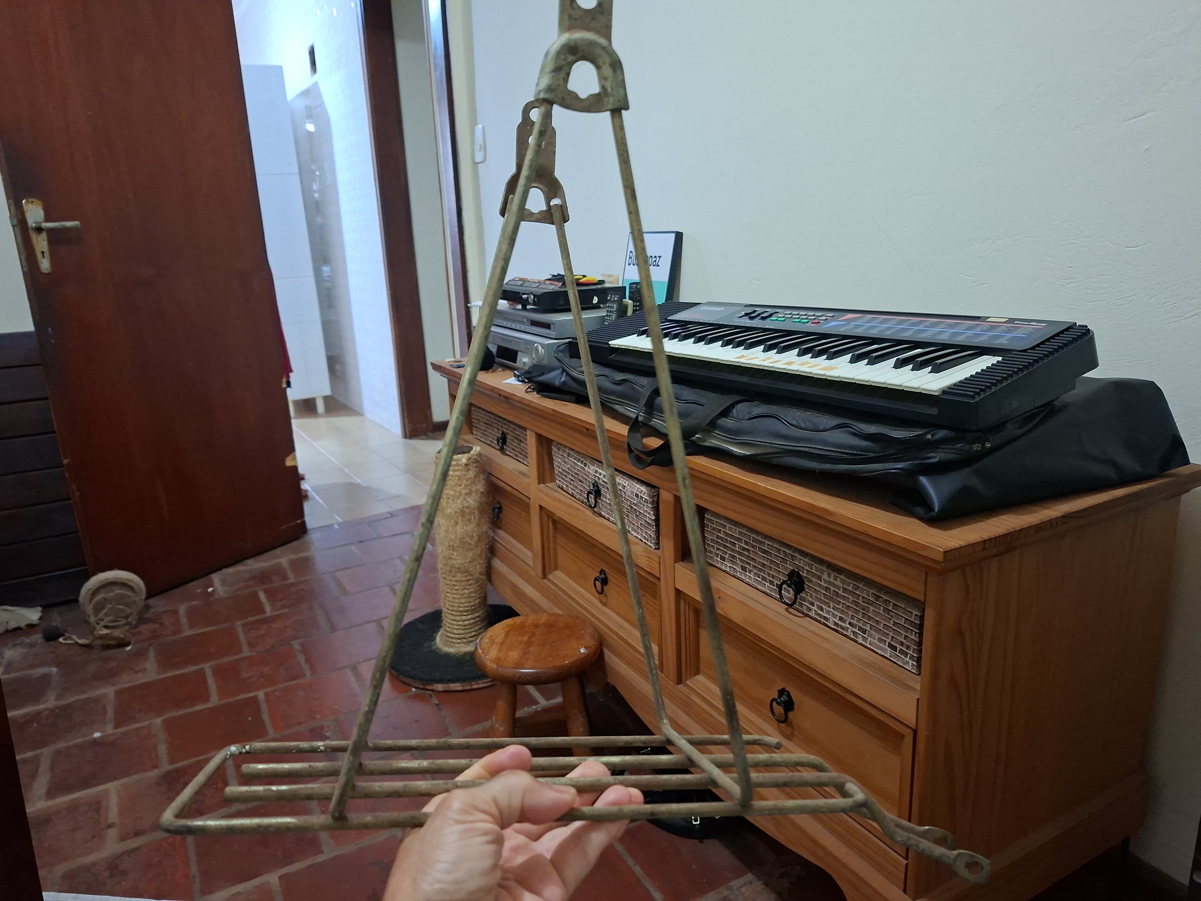 Bagageiro para bicicleta antiga Monark