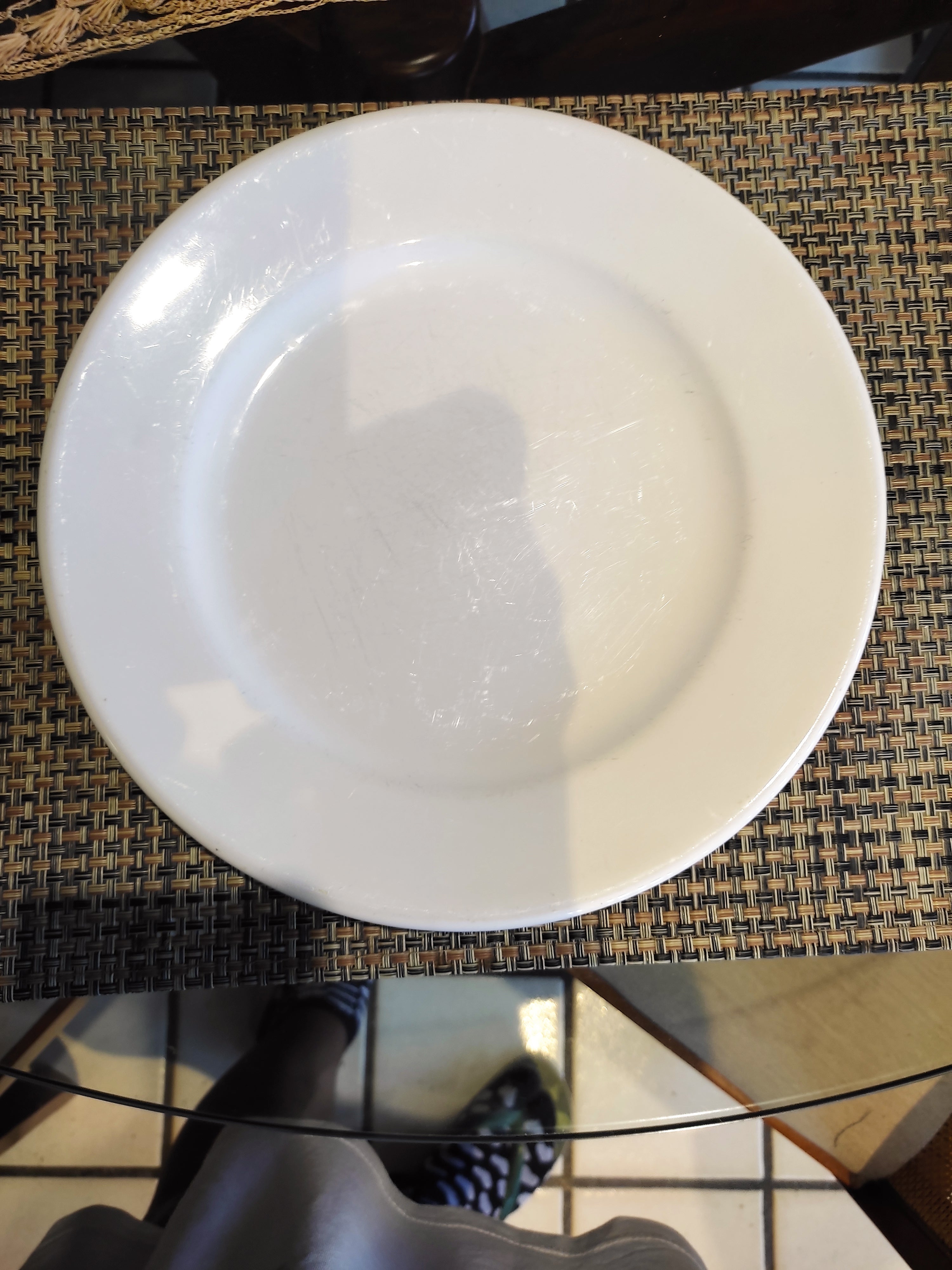 Pratos de porcelana branco, marca gremer, Schmidt