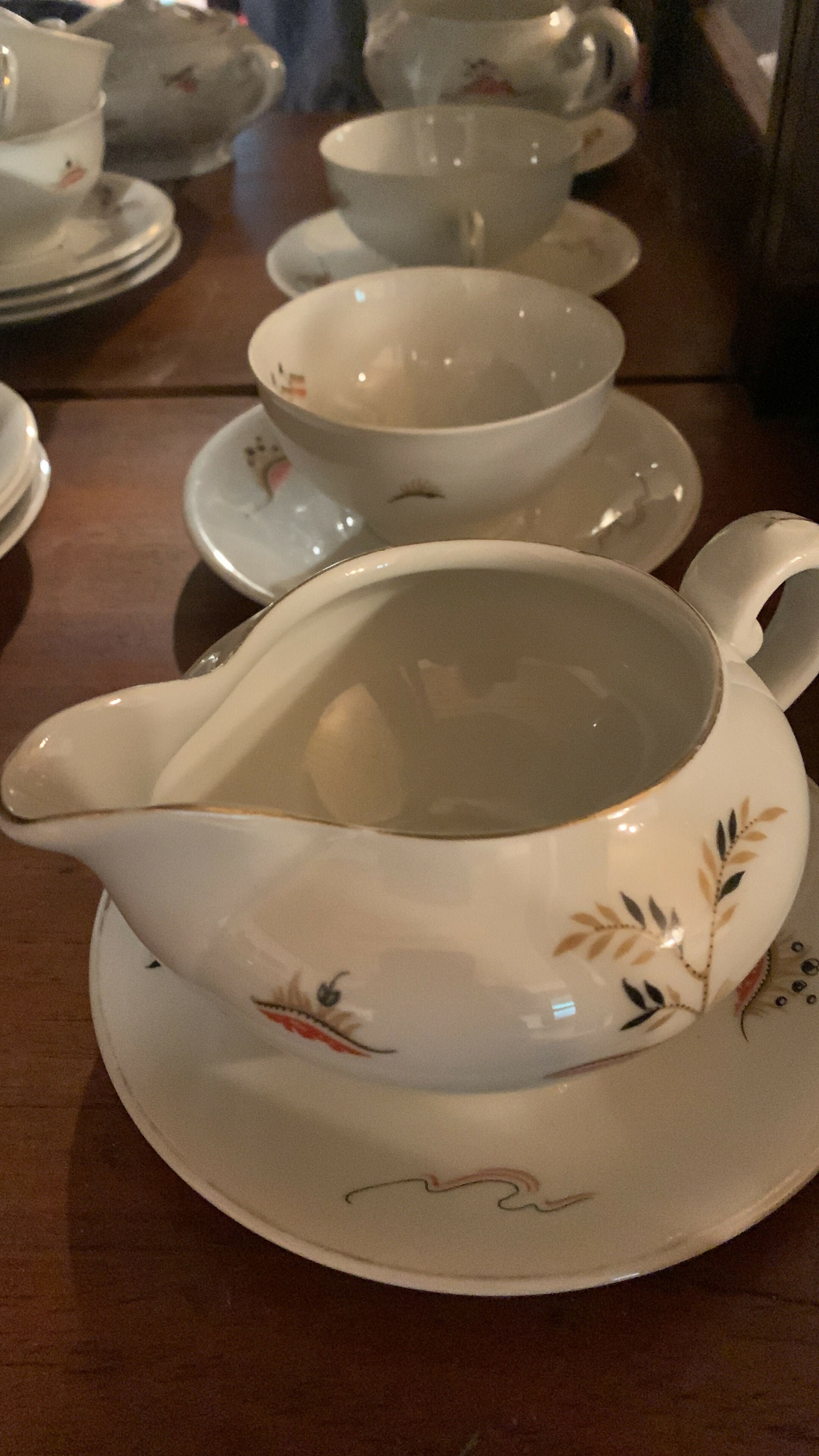 Conjunto de Chá Porcela Tcheca
