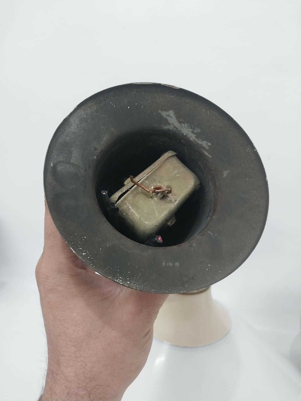 Par de Plafons Anos 70 em metal e Acrílico