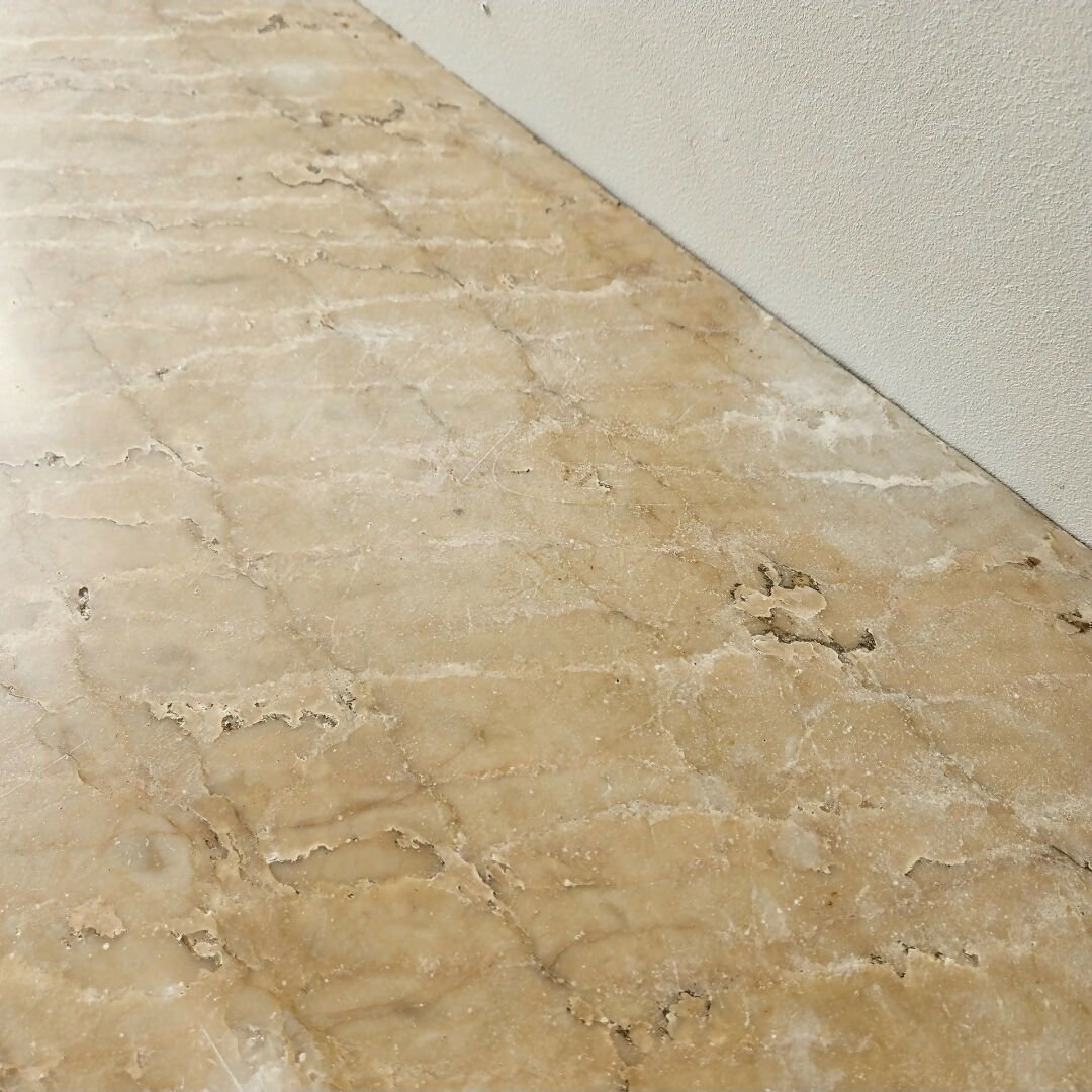 APARADOR COM ESPELHO EM FERRO FORGE - ANOS 50