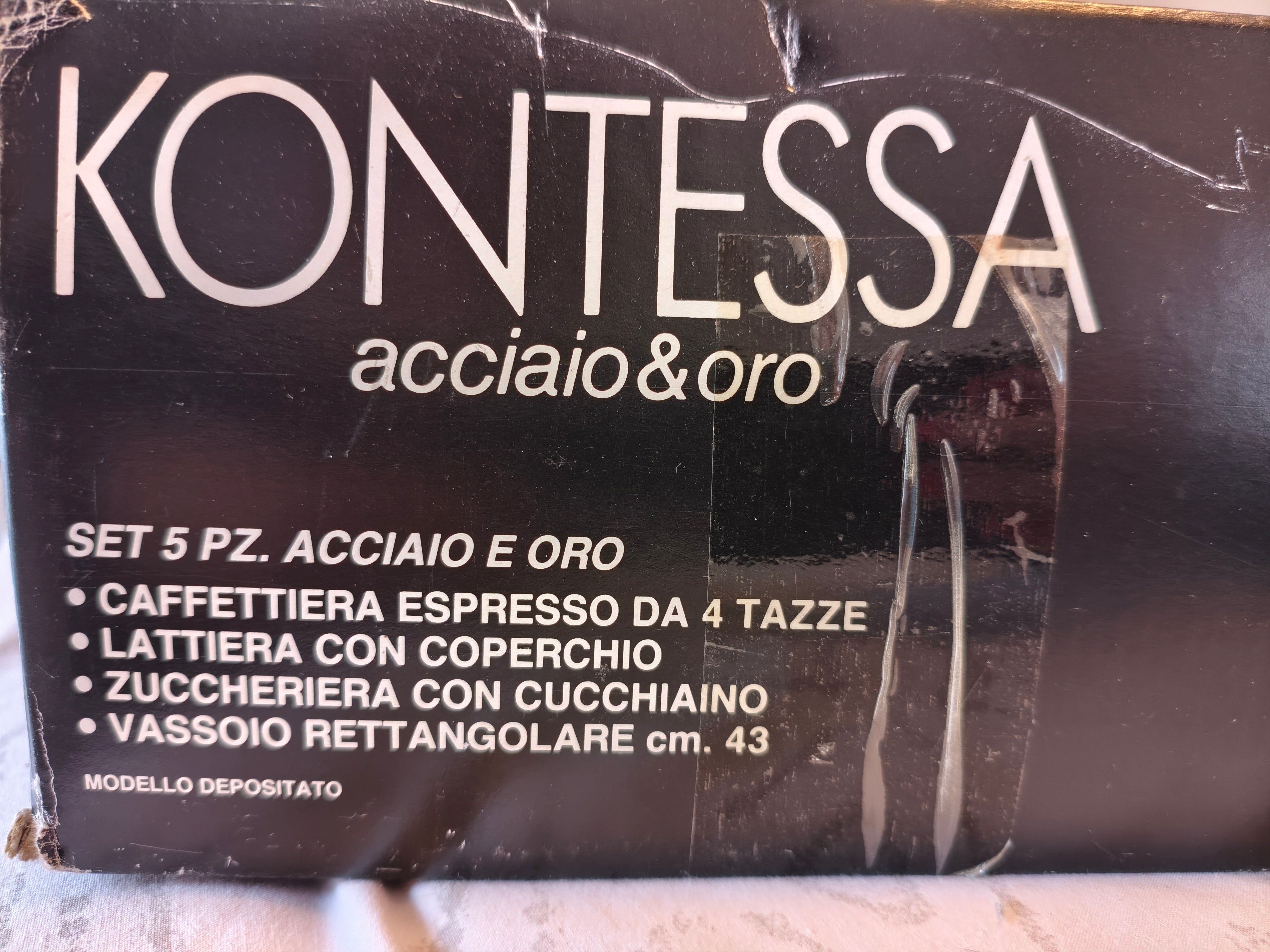 Jogo de café italiano VEV Viganò Kontessa  – sem uso