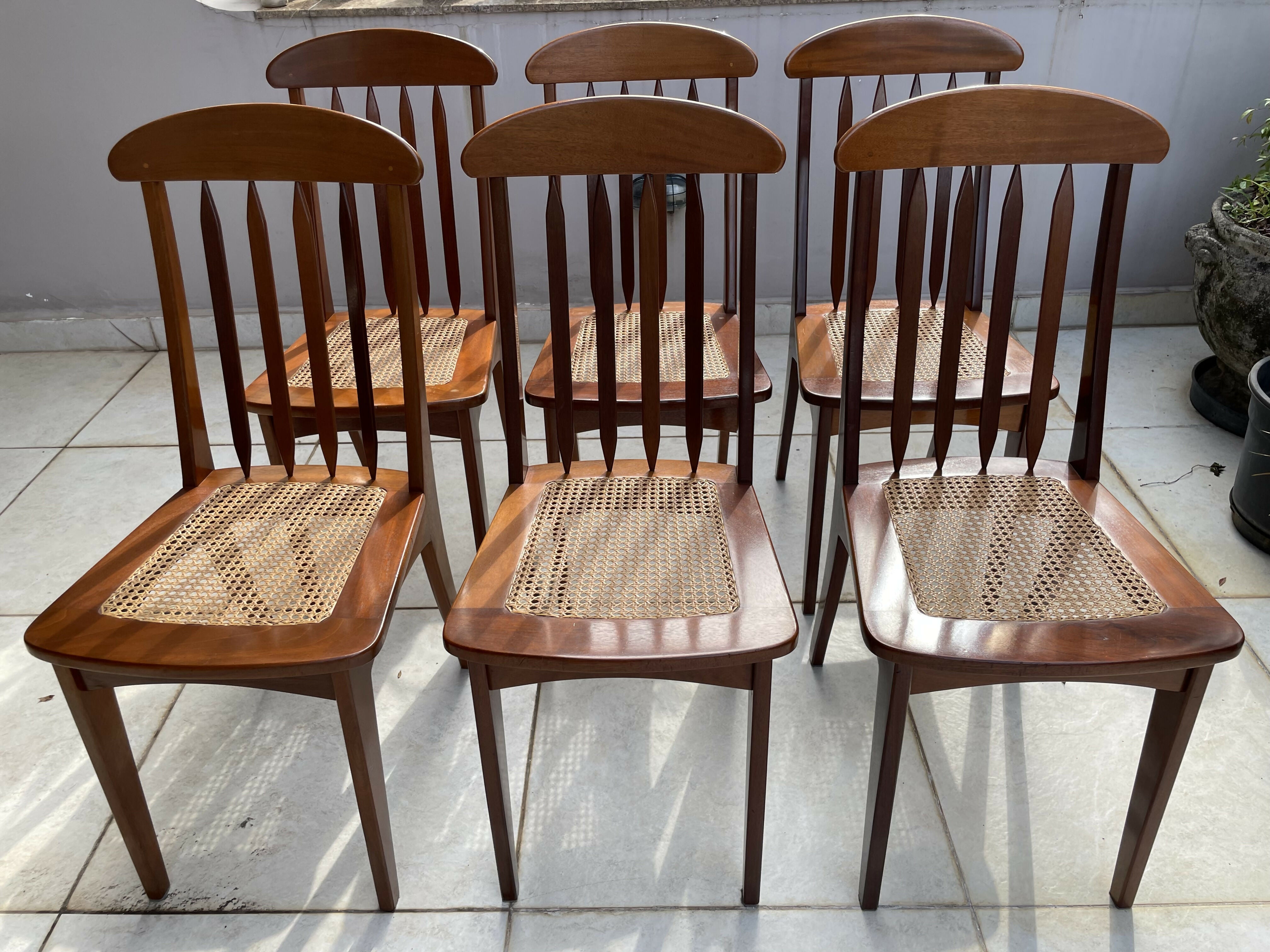 Cadeiras Santa Cruz - Carlos Motta 1979 (Valor unitário) - 6 unidades