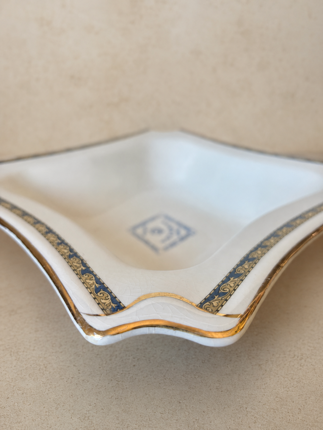 Bowl inglês quadrado T. Hughes &amp; Son / Casa Almeida (DMCPS_333)
