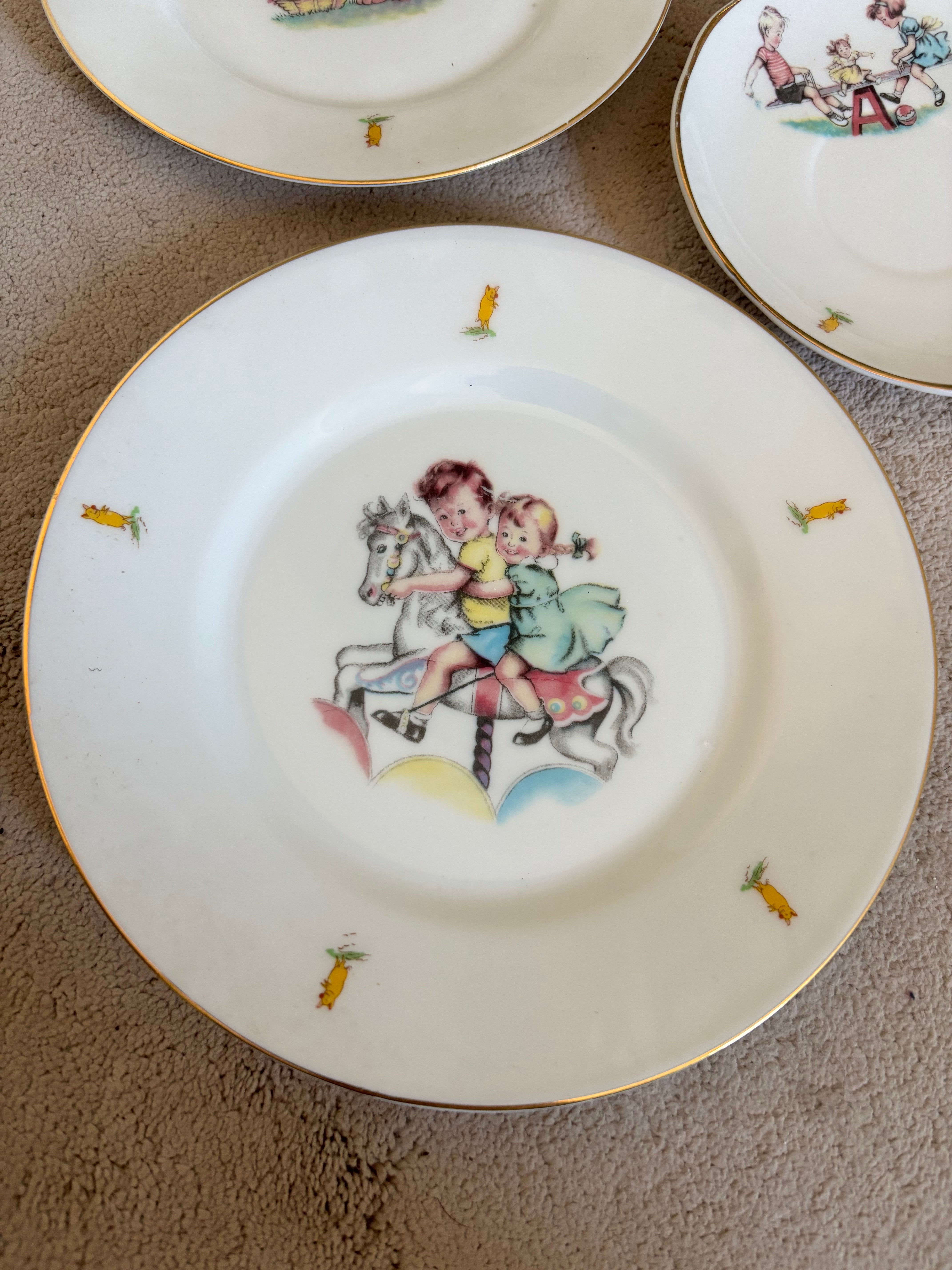 Trio Infantil + Xícara Porcelana Mauá