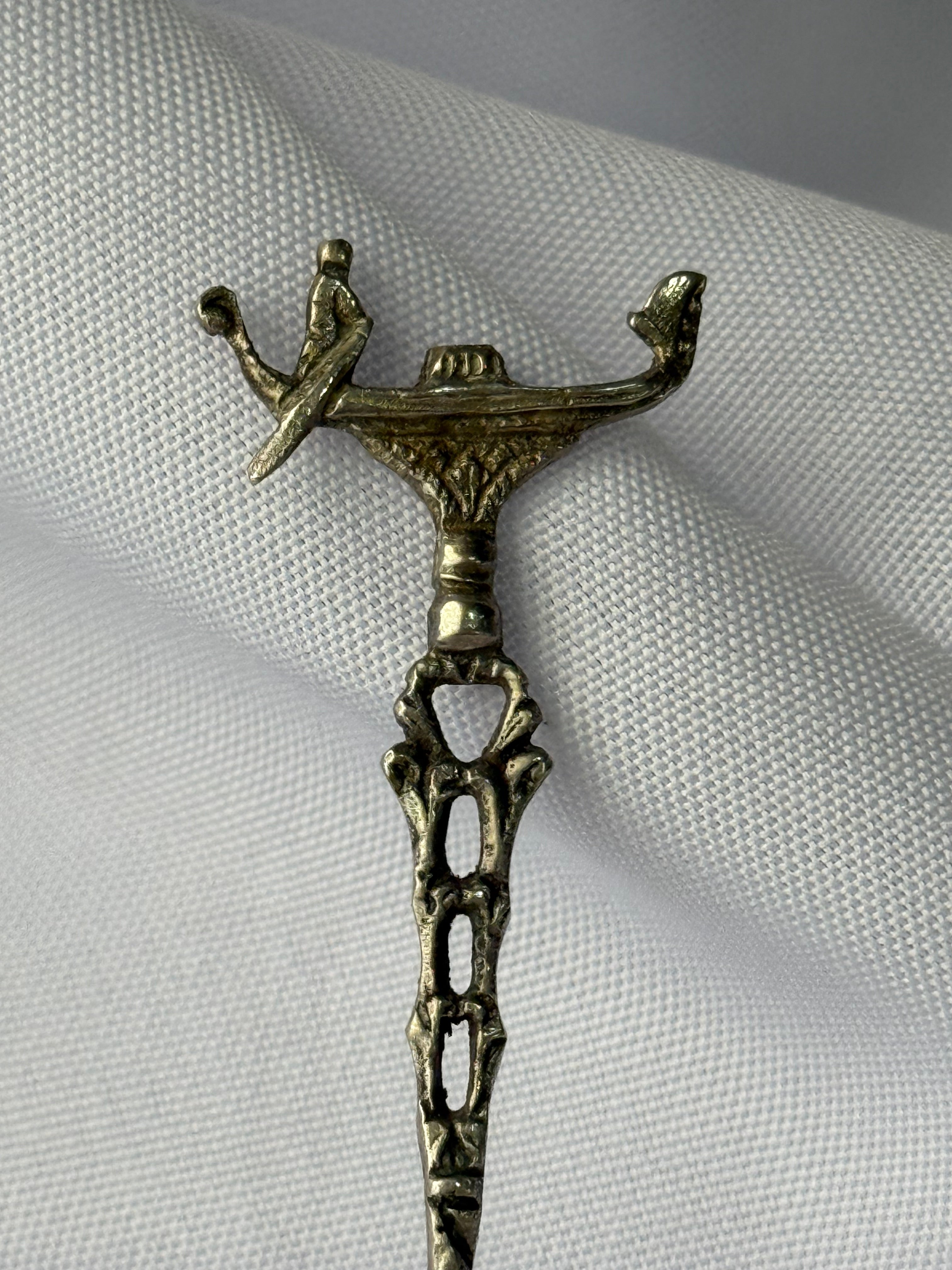 Colher de Coleção Venezia | Gôndola Veneziana | Souvenir Italiano Vintage