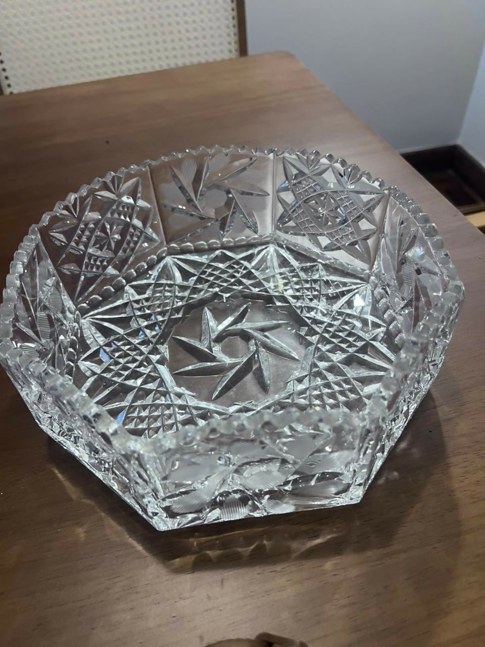 Centro de mesa/ Fruteira em Cristal