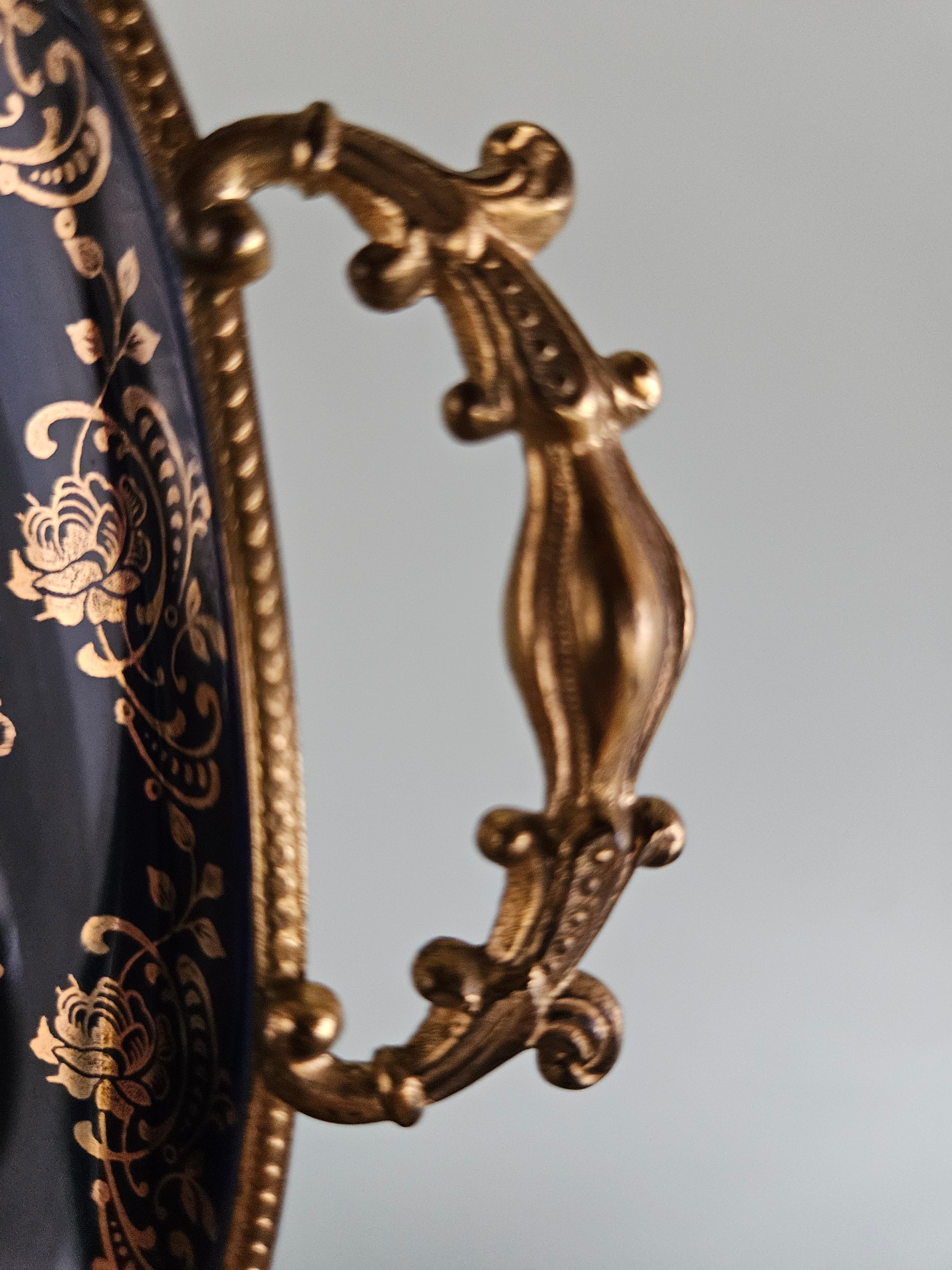 Limoges - Porta Joias / Mini Salva Fragonard e Bronze                                                                                                                                                                                                                                                                                                                                                                