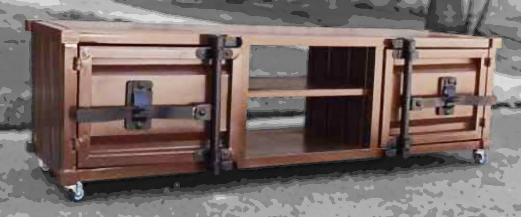 Rack / Aparador / Buffet com estilo industrial - Visual de container
