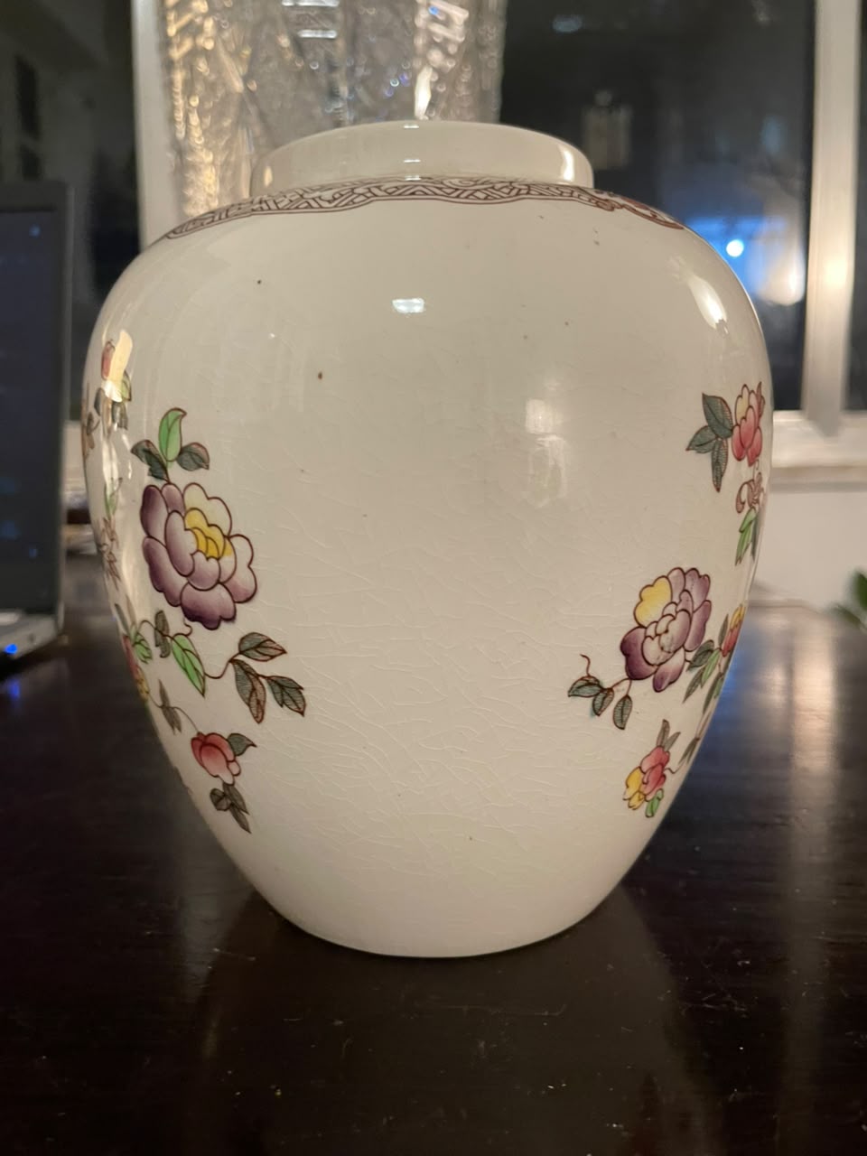Vaso em faiança inglesa Crown Devon