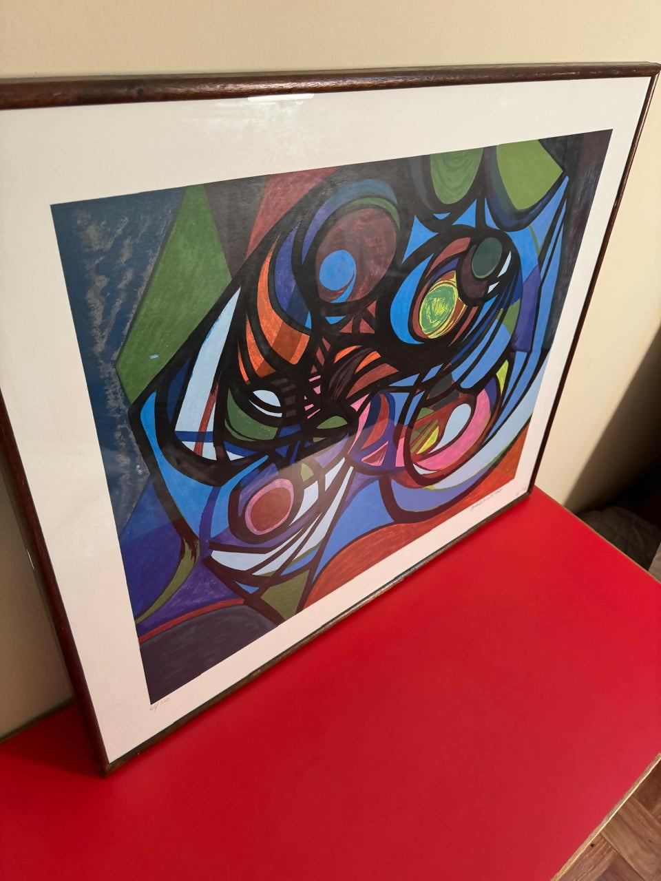 Quadro - Serigrafia Roberto Burle Marx - Sem Título - 68/120
