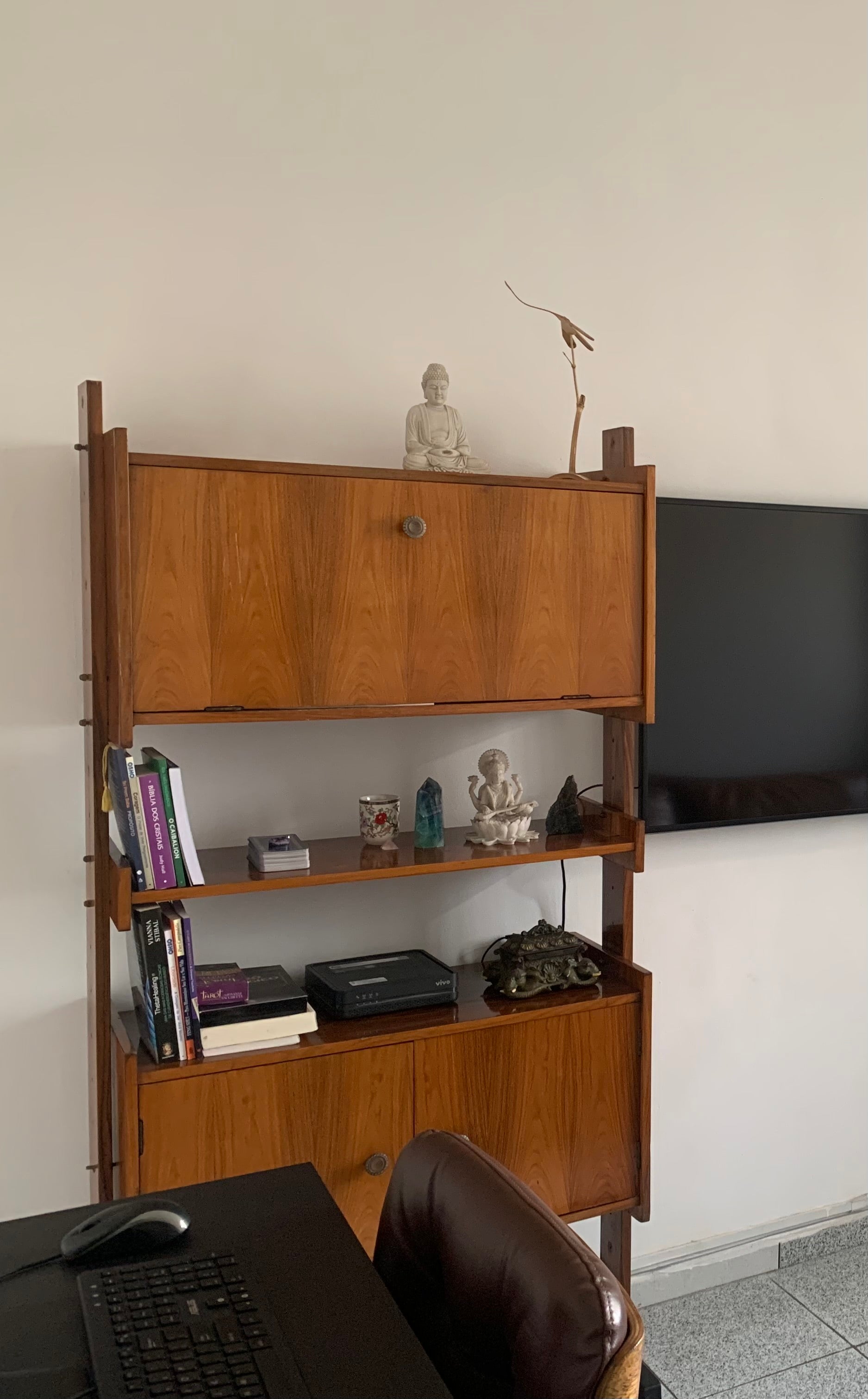 Estante modernista anos 60/70 - Modular em Caviúna 
