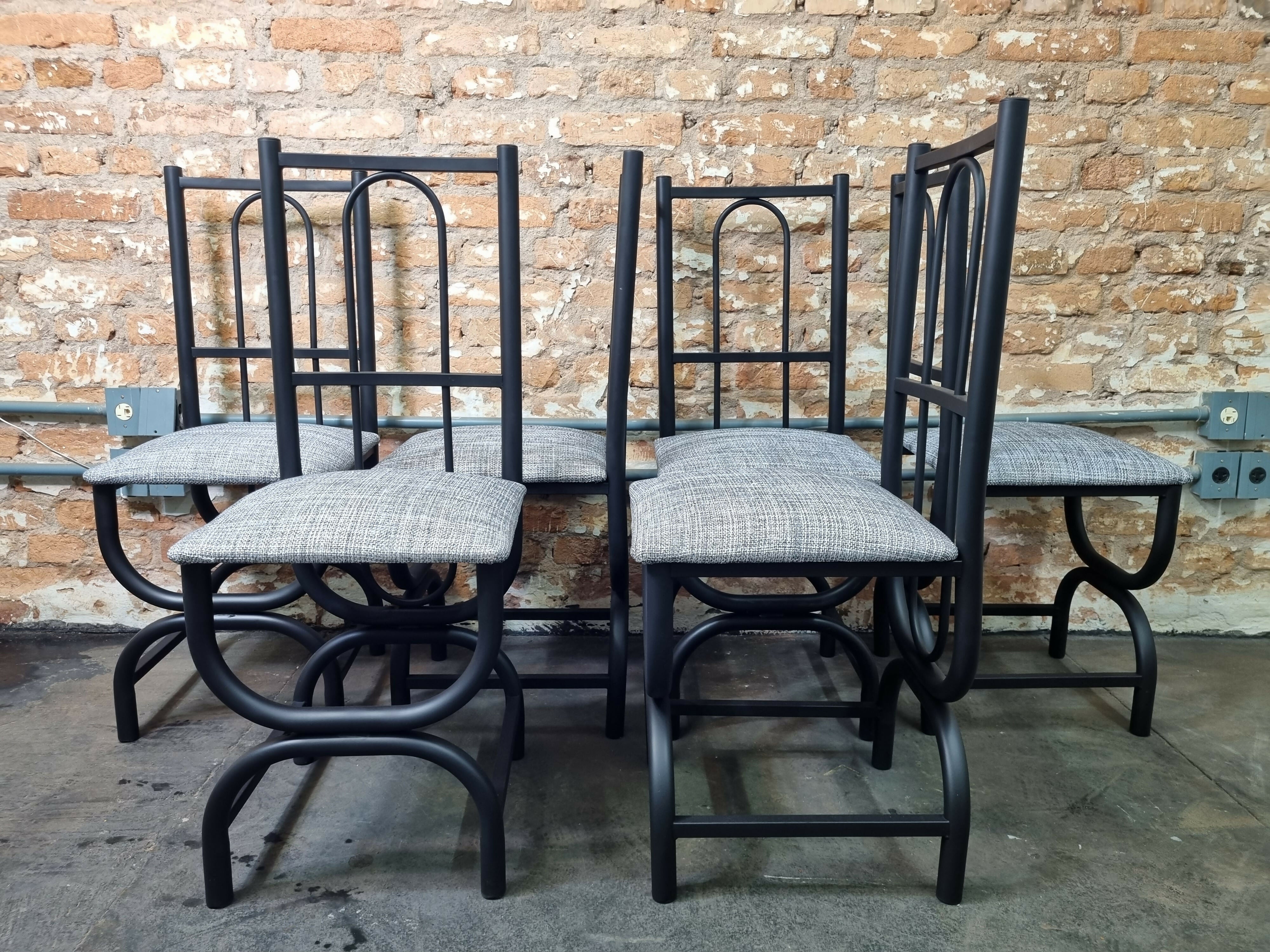 Set de cadeiras ferro vintage estilo Art Deco