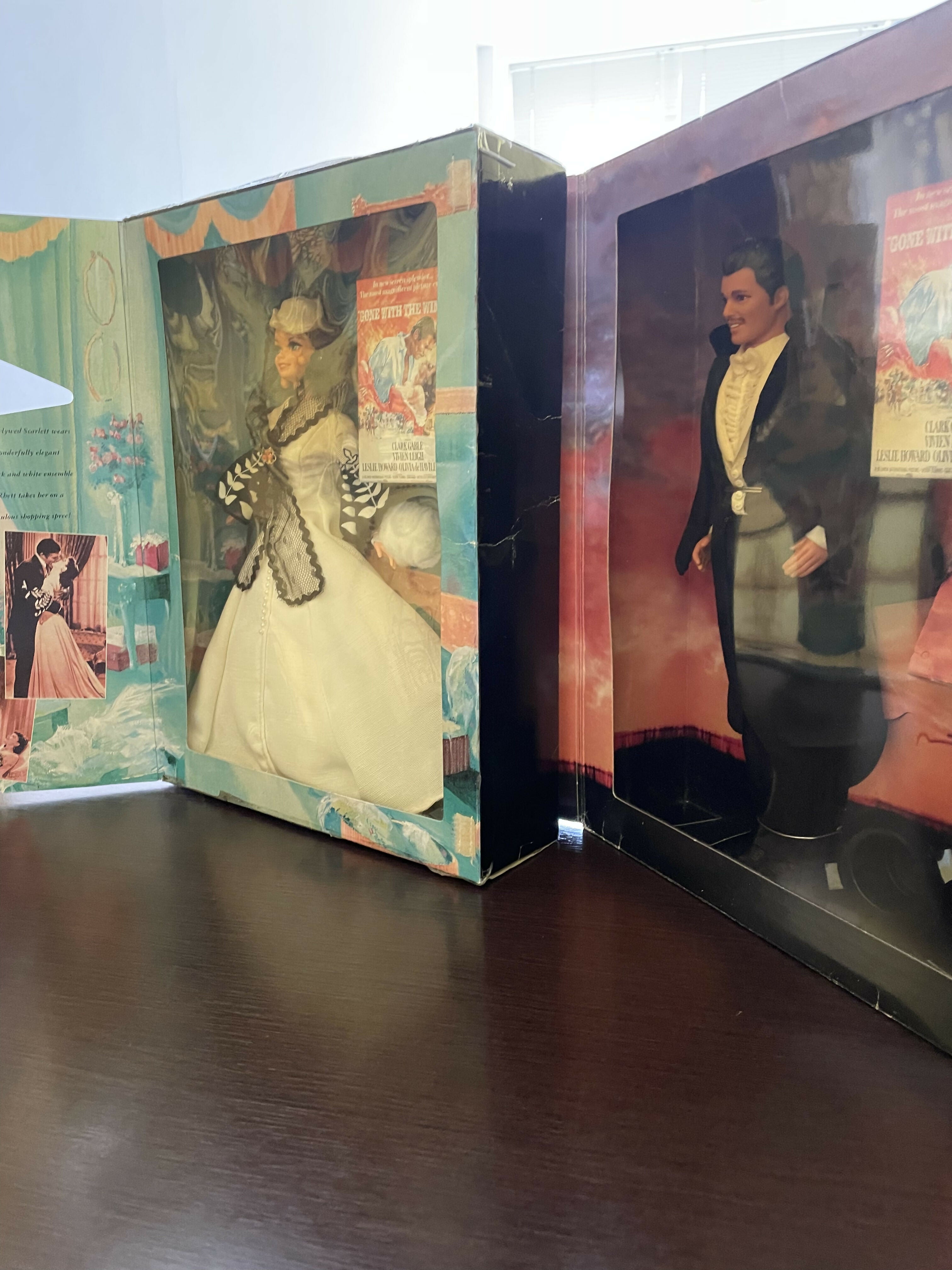 Barbie e Ken caracterizados do filme “E o Vento levou”