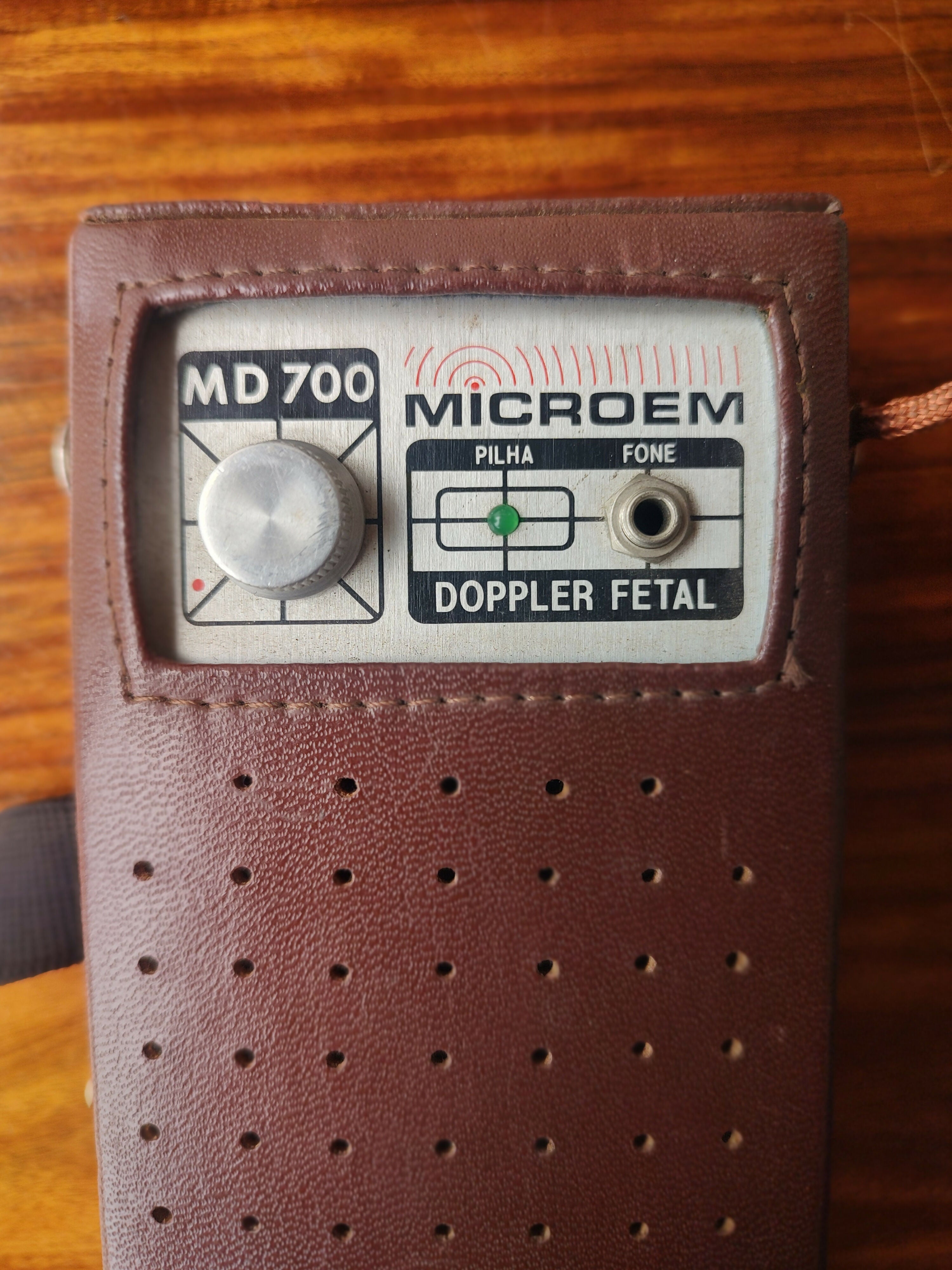 Antigo Doppler Fetal Microem MD 700 / Auscutador de coração Portátil (funcionando!)