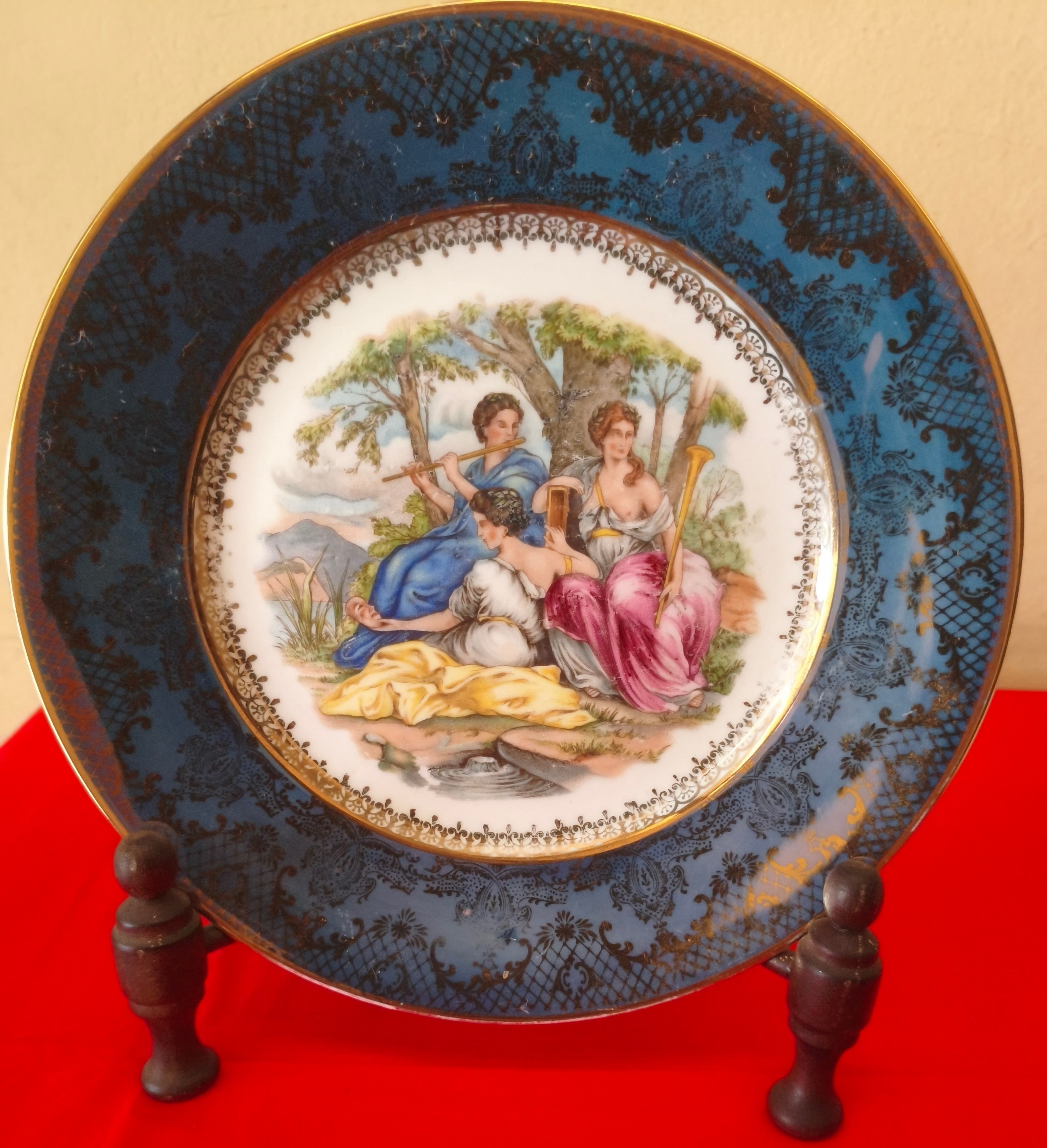 Prato Decorativo em Porcelana