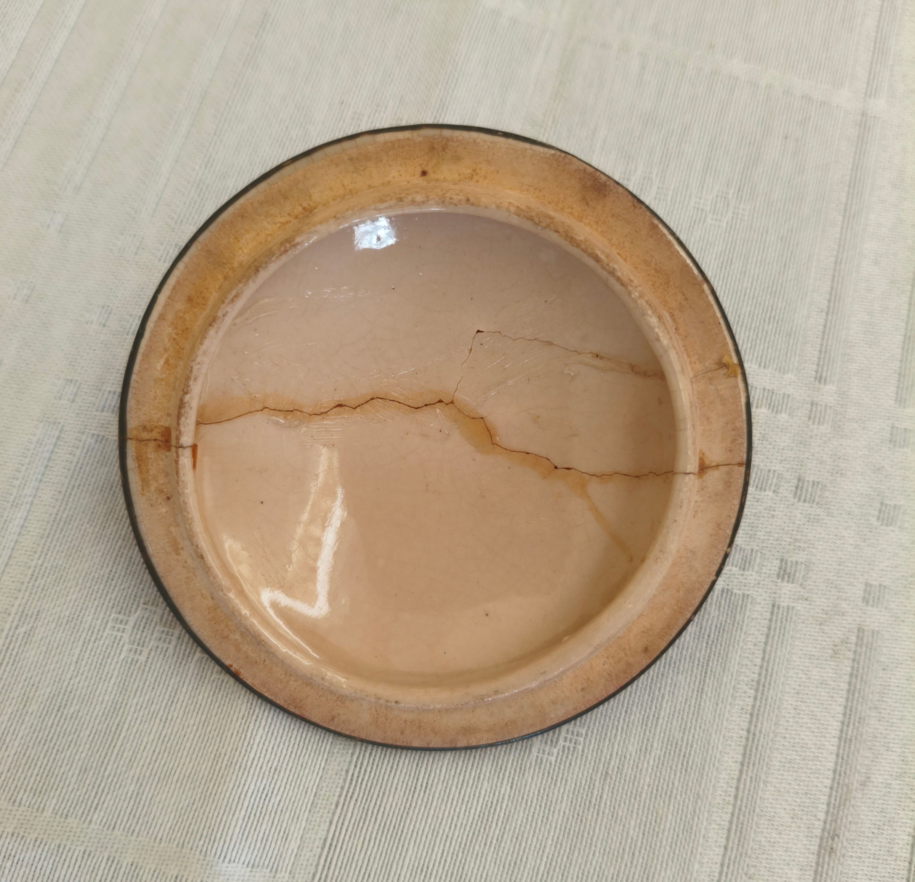 Manteigueira em porcelana japonesa