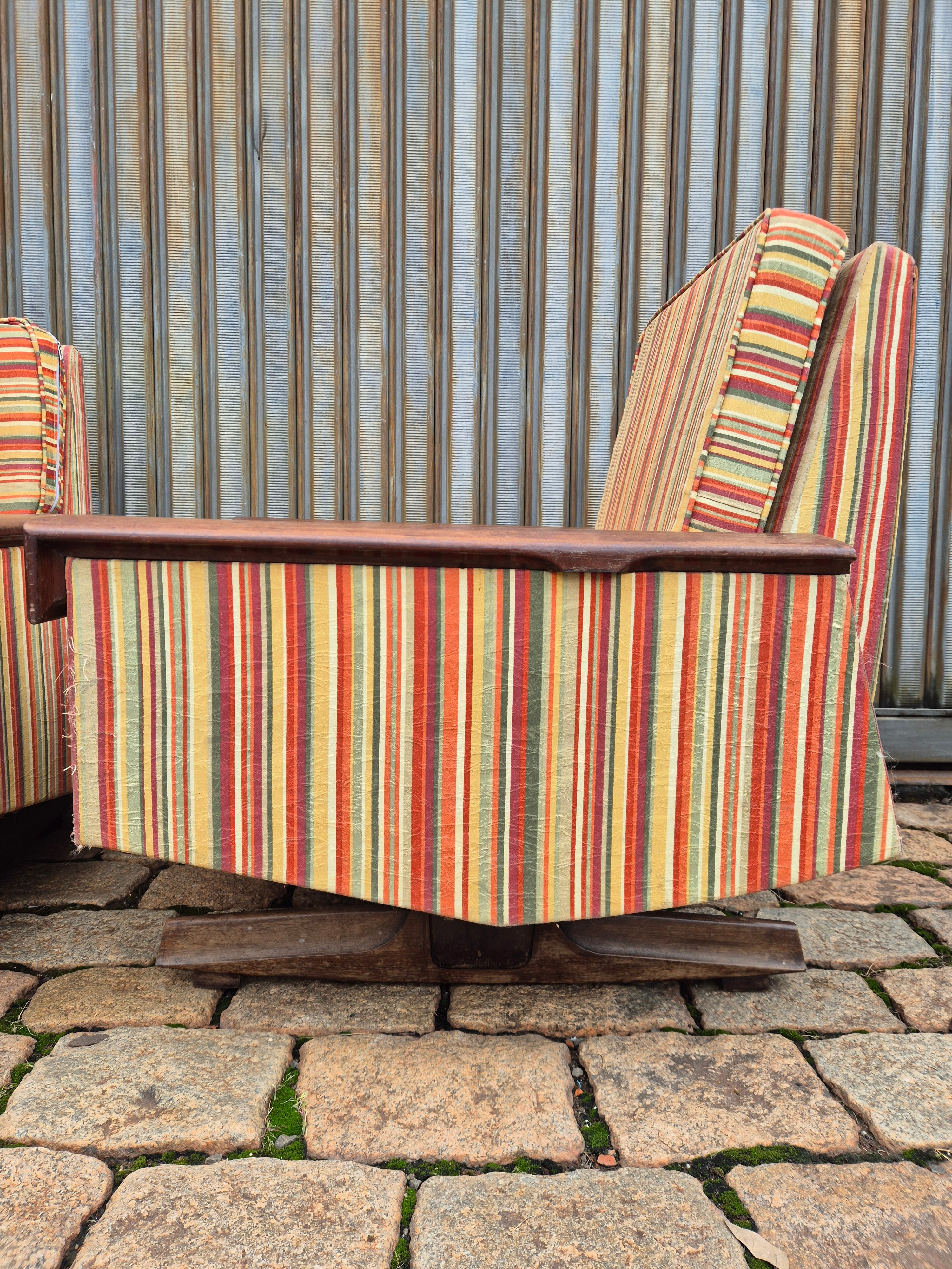 Par poltrona vintage anos 60/70