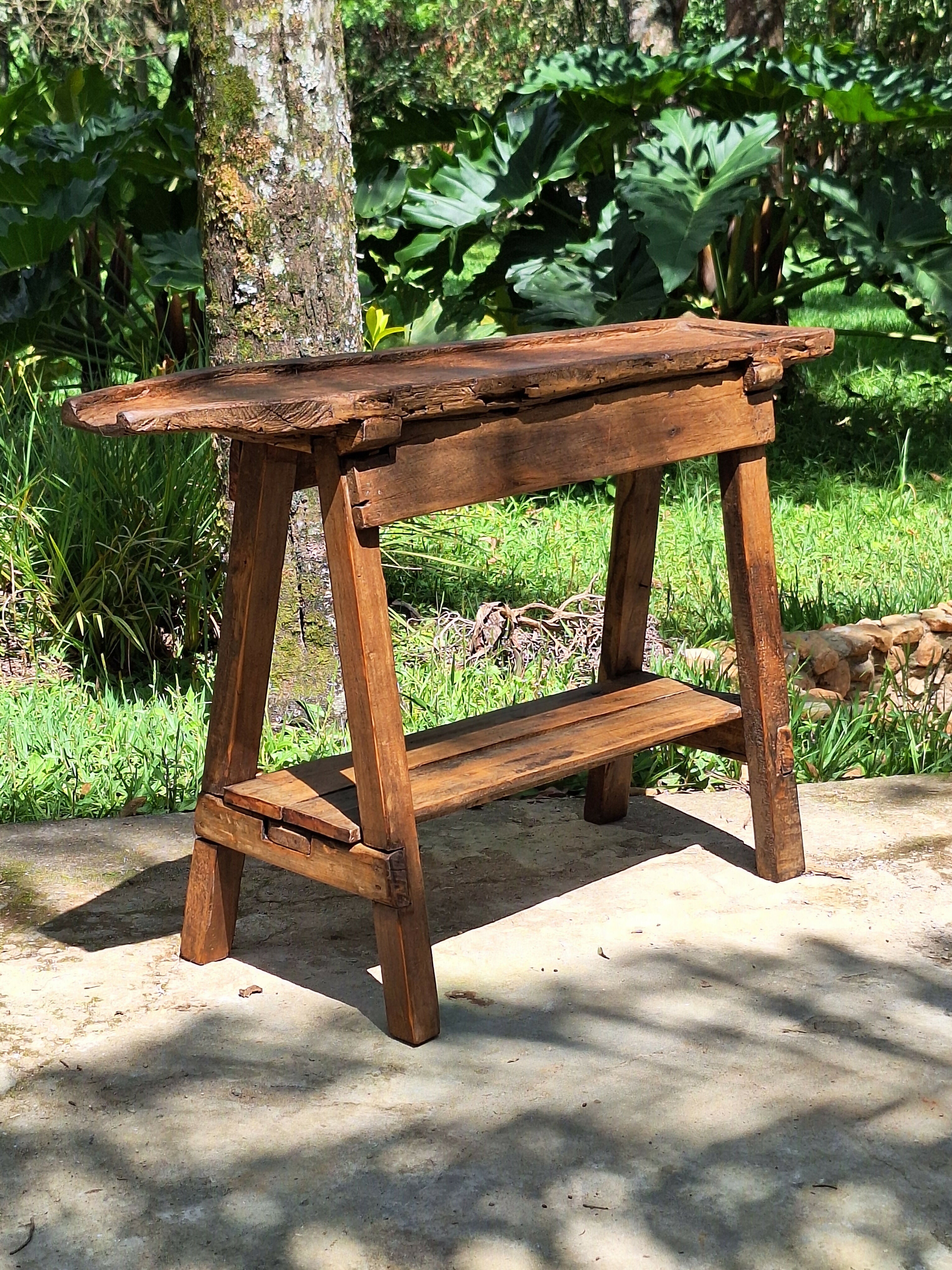 Quejeira Rústica Madeira Maciça Garimpo Mineiro