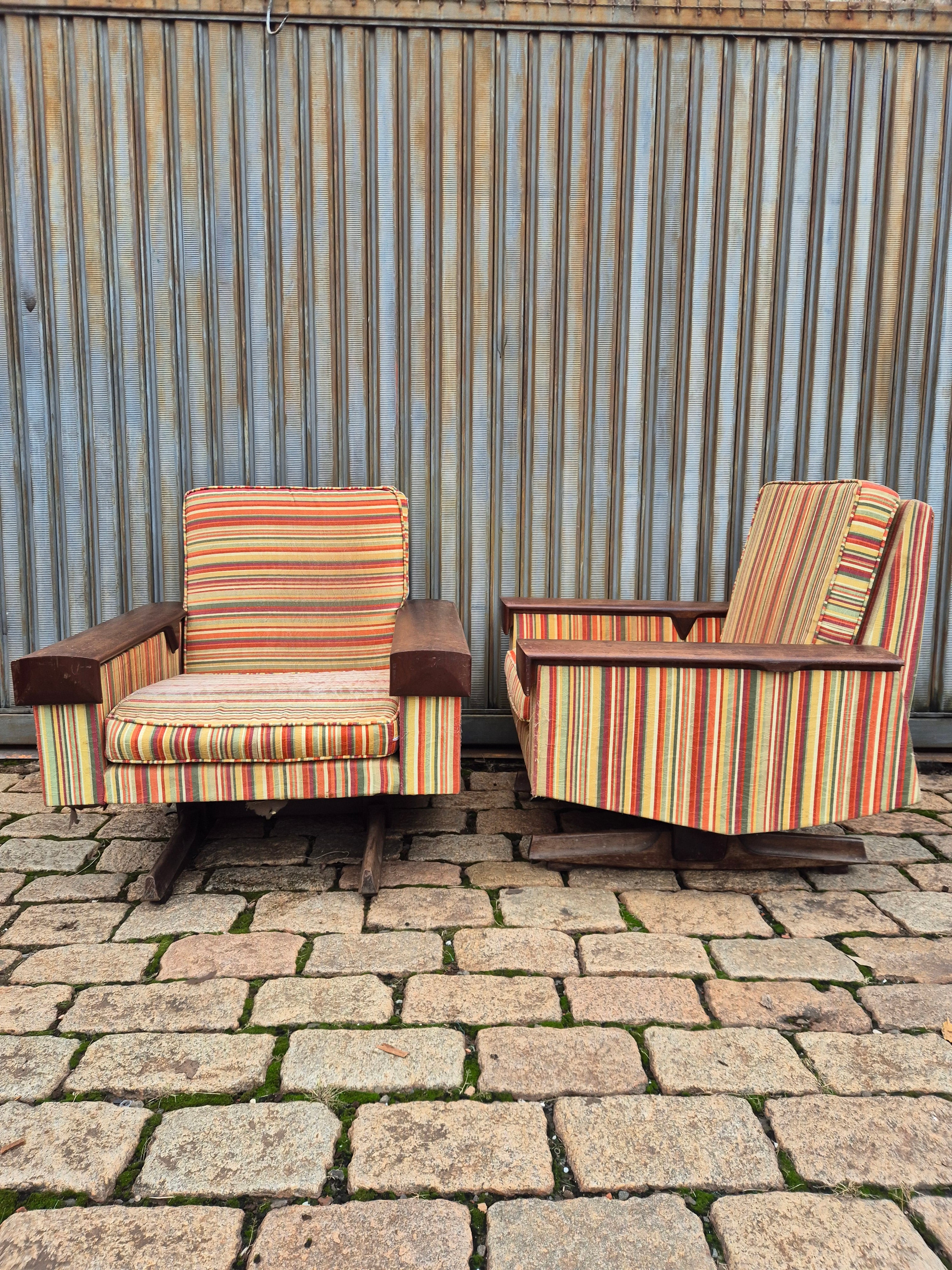 Par poltrona vintage anos 60/70