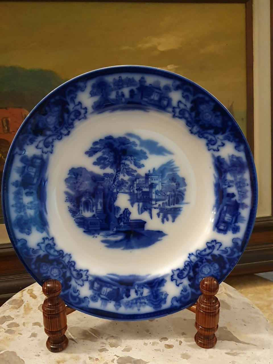 Prato borrão mais do que centenário W.H. Grindley, modelo Shanghai, em perfeito estado!