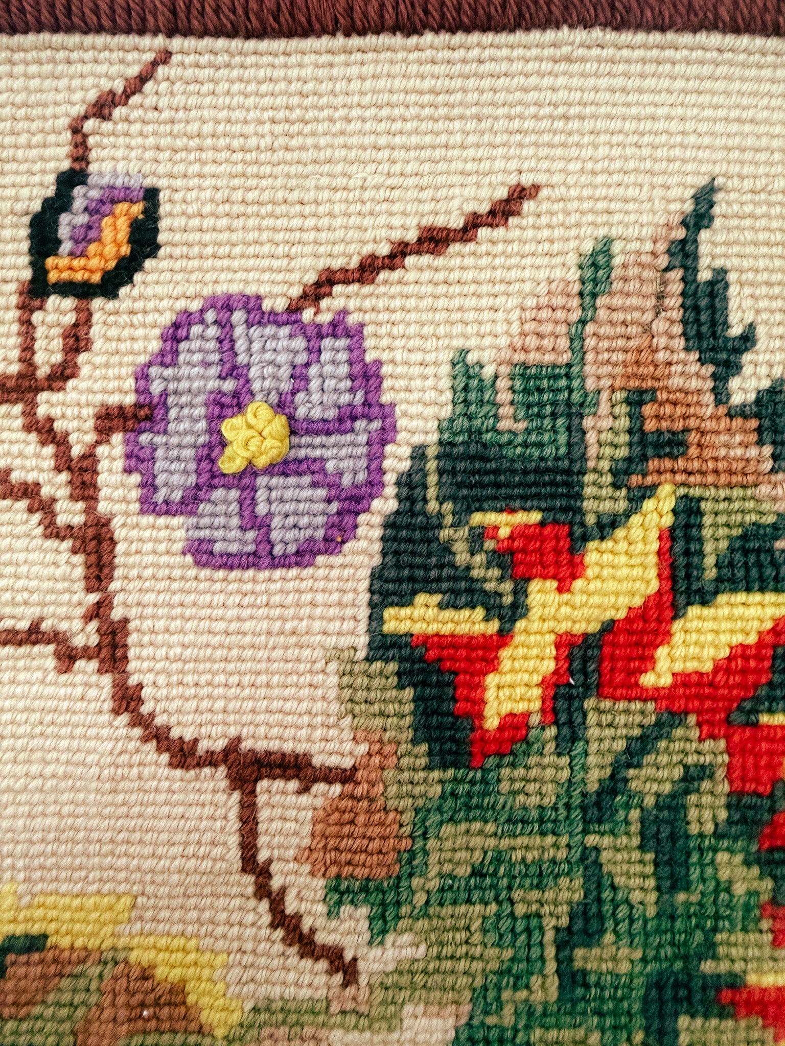 Tapeçaria floral anos 90