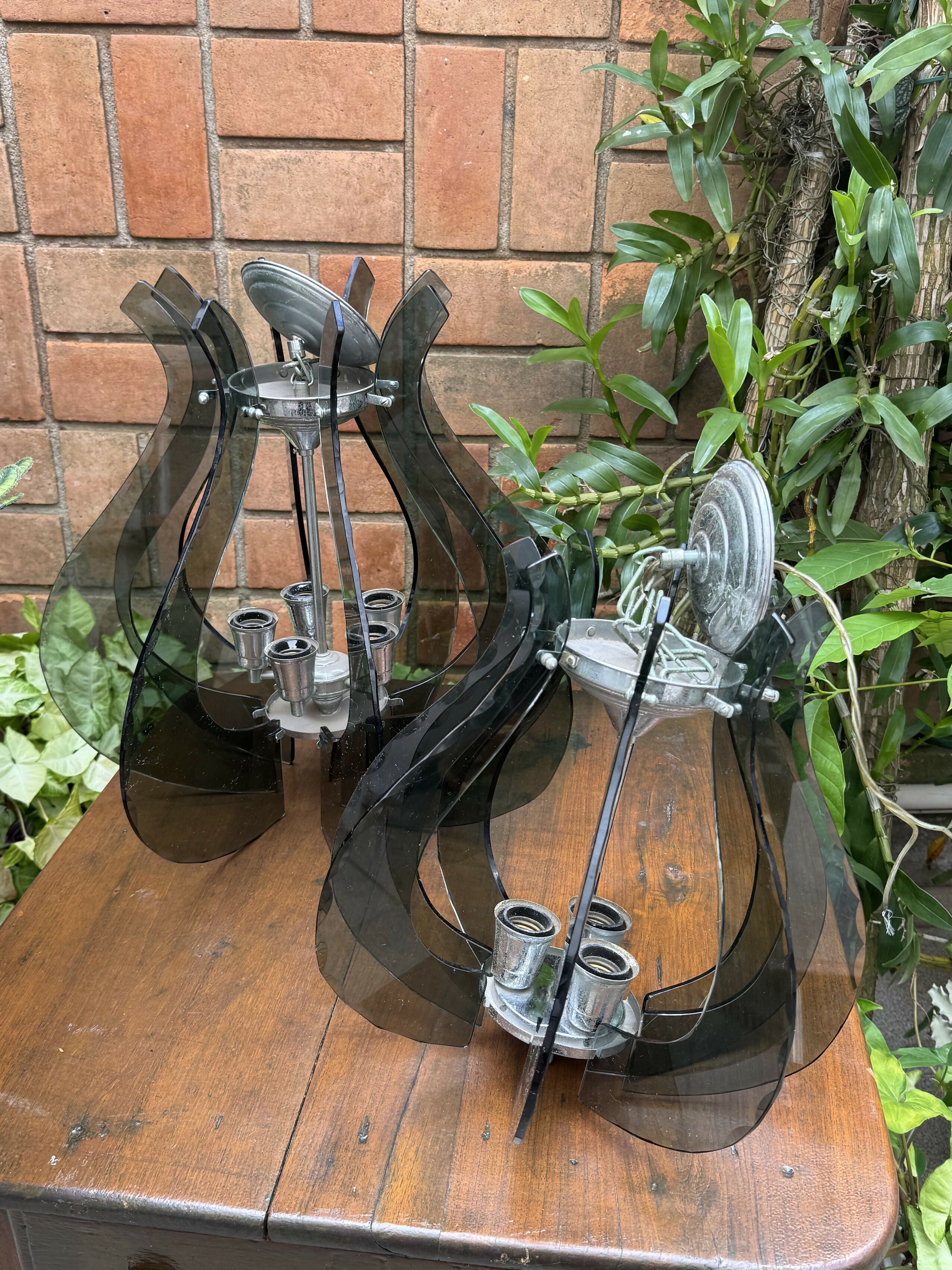 Luminárias vintage estilo Brasília - lustres diversos e arandela