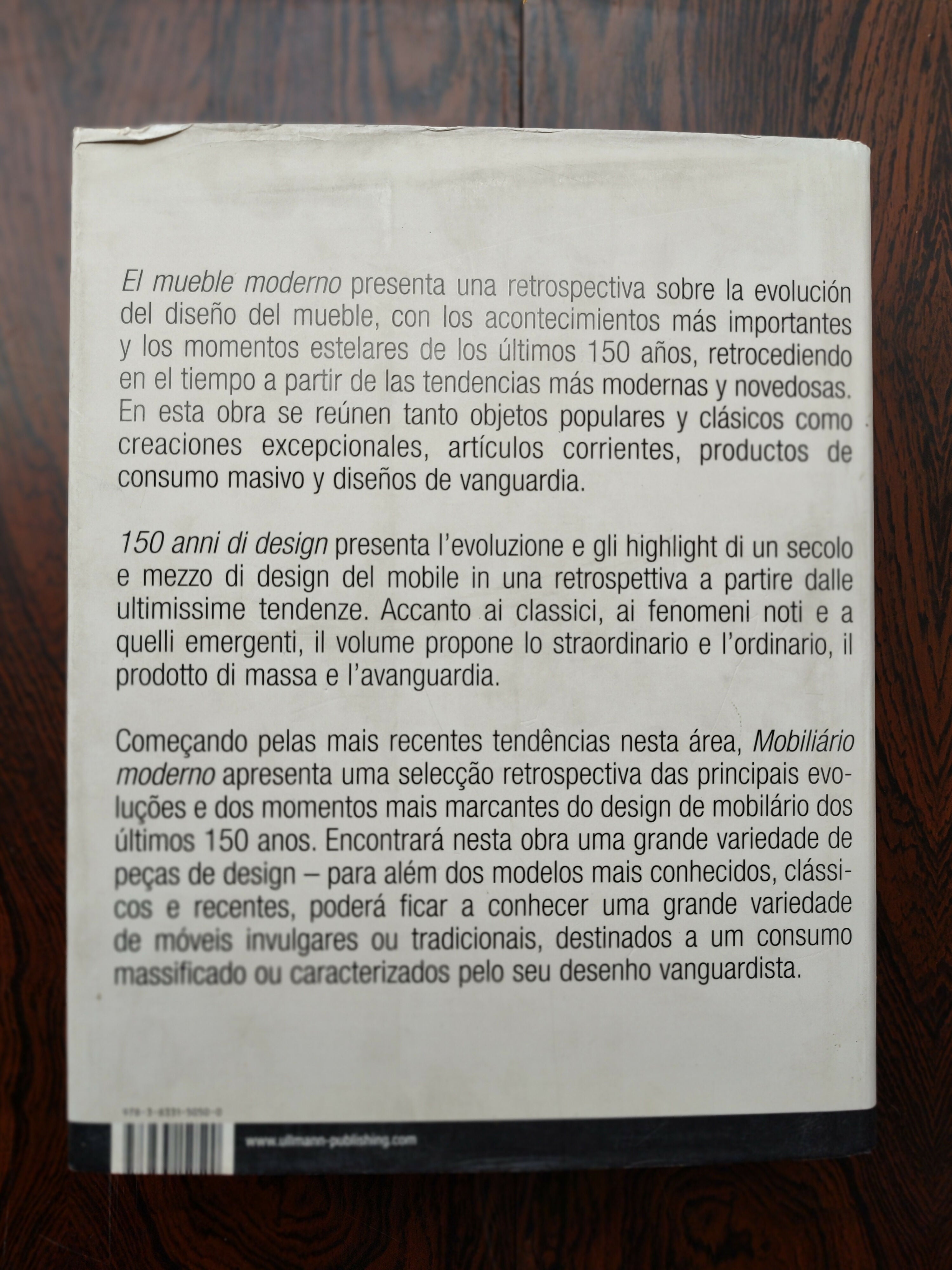 Livro &quot;Mobiliário Moderno - 150 anos de Design&quot;