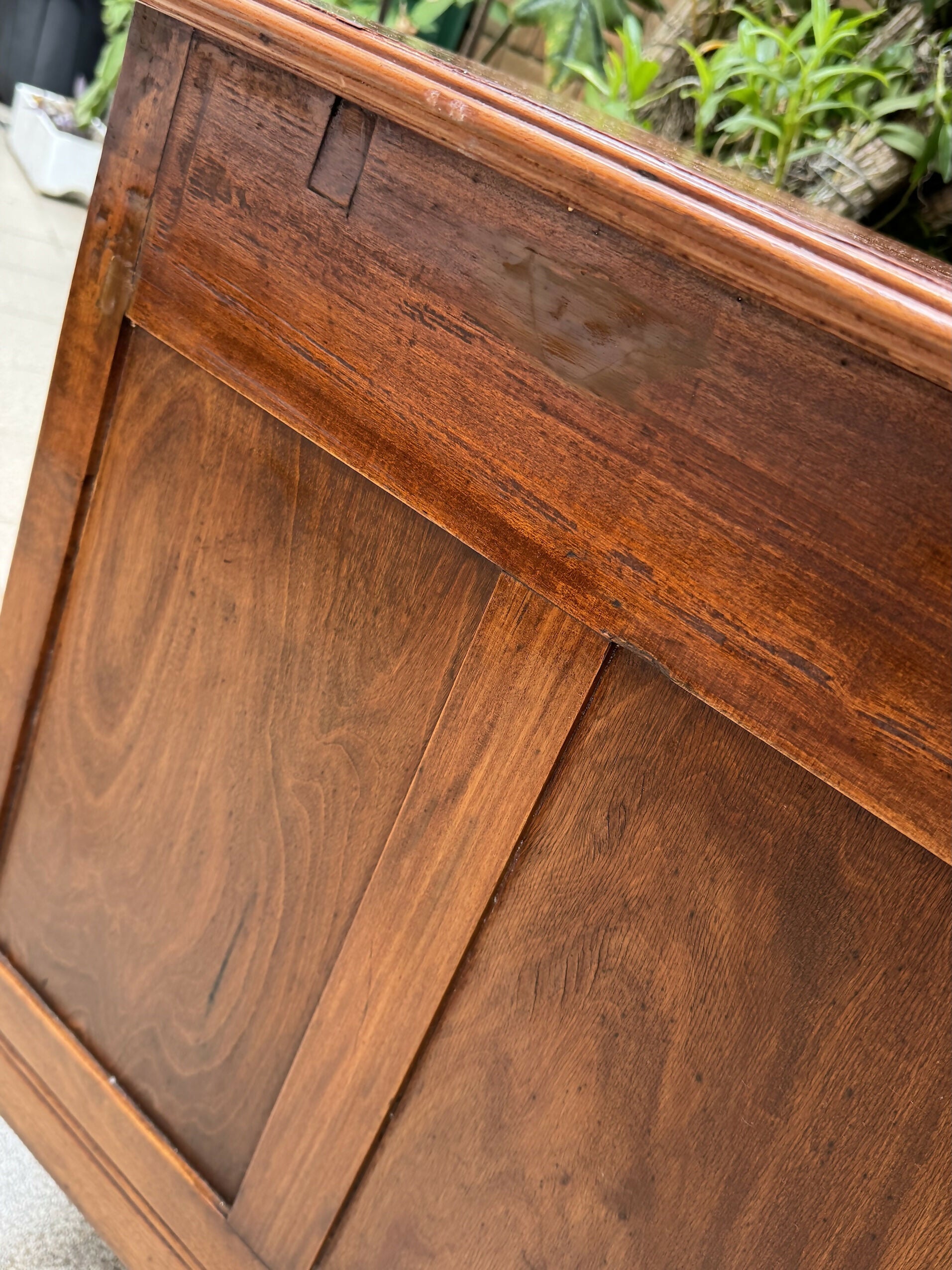 Mesa Auxiliar Cabeceira Gaveteiro Arquivo Década de 50 Madeira Maciça