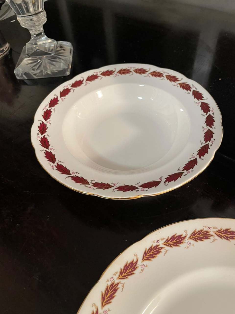 Bone China - 4 pratos ingleses Paragon em porcelana fina de ossos