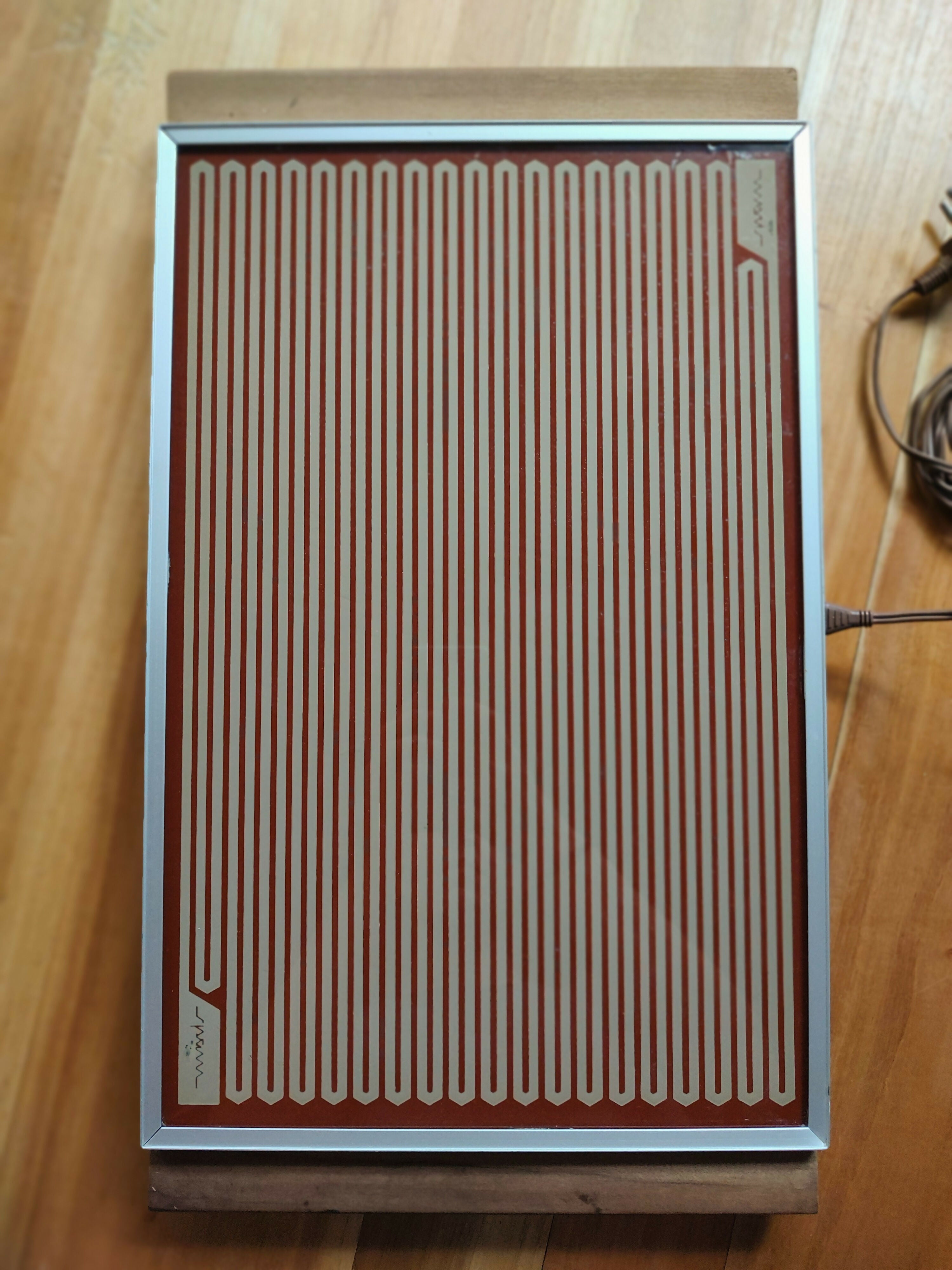 Antiga Bandeja Térmica "BenKente Spam" da Wolff com alças em madeira 110V (funcionando!)