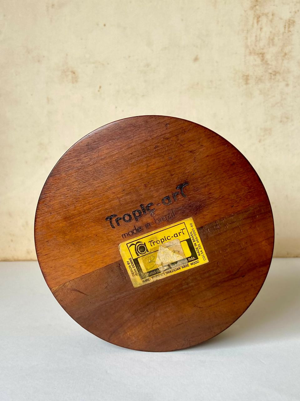 Bowl Tropic Art em madeira maciça Ø 15 cm (DMCPS_331)