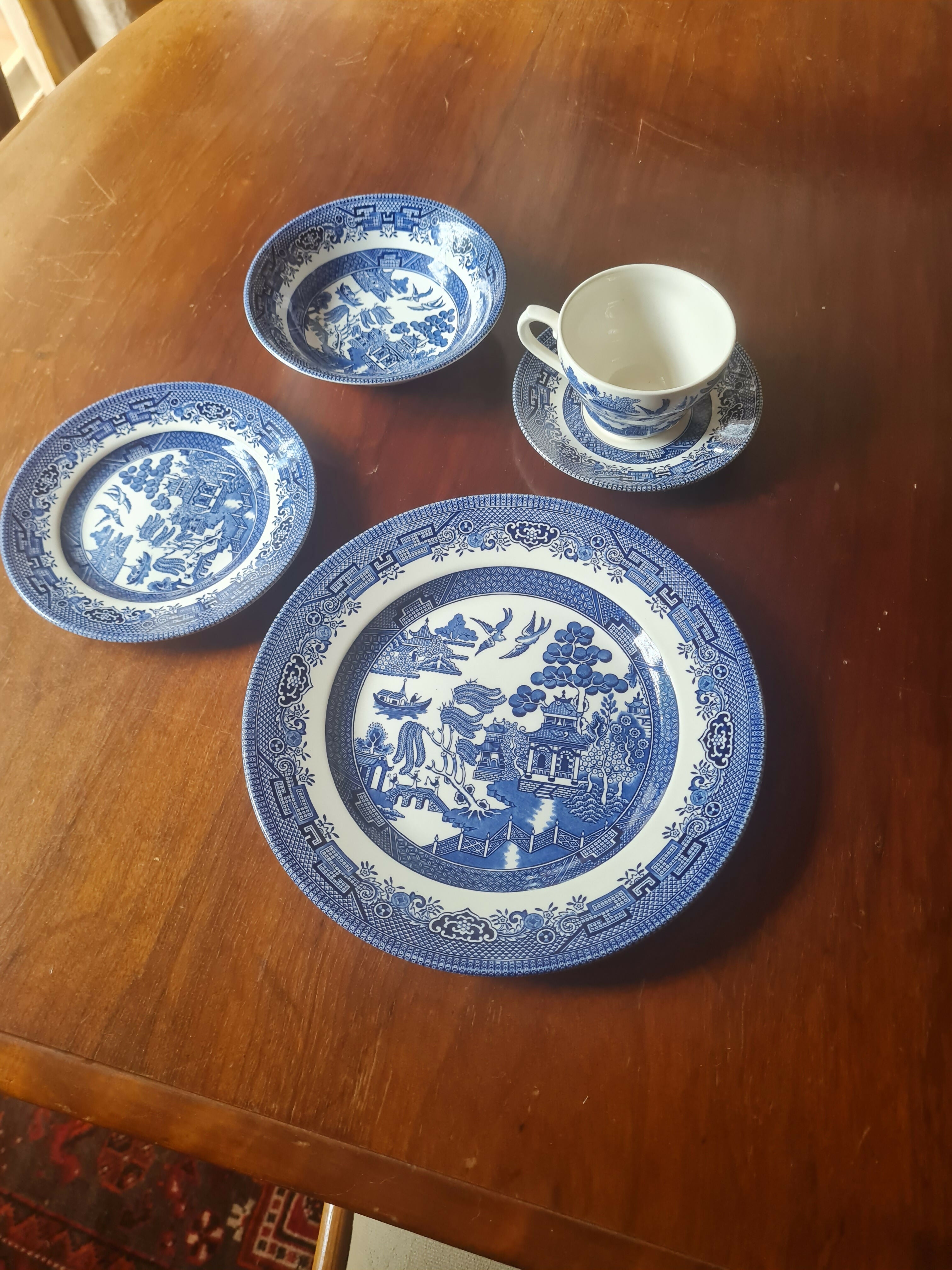 Jogo inglês Oxford de jantar e chá