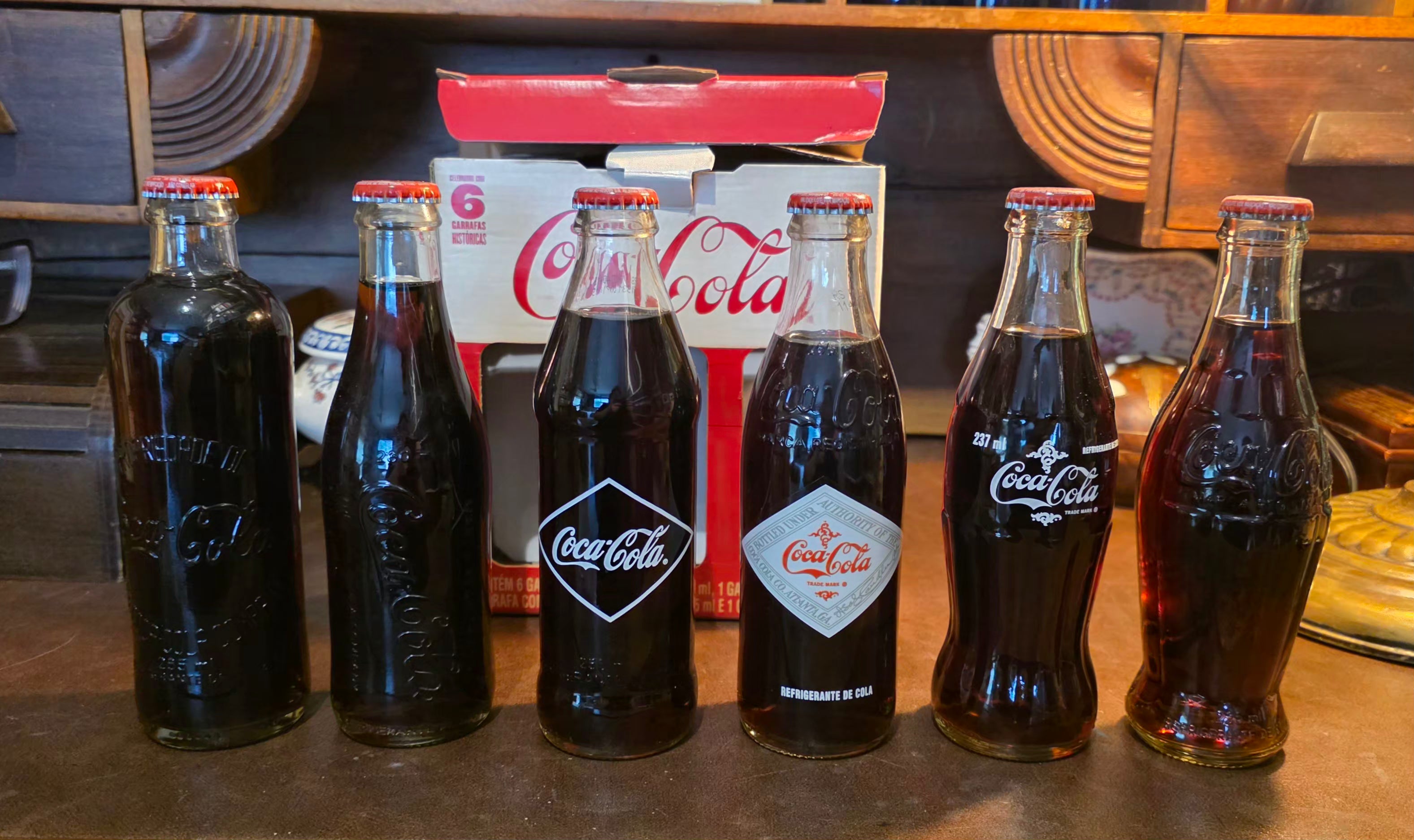 Garrafas Históricas da Coca-Cola