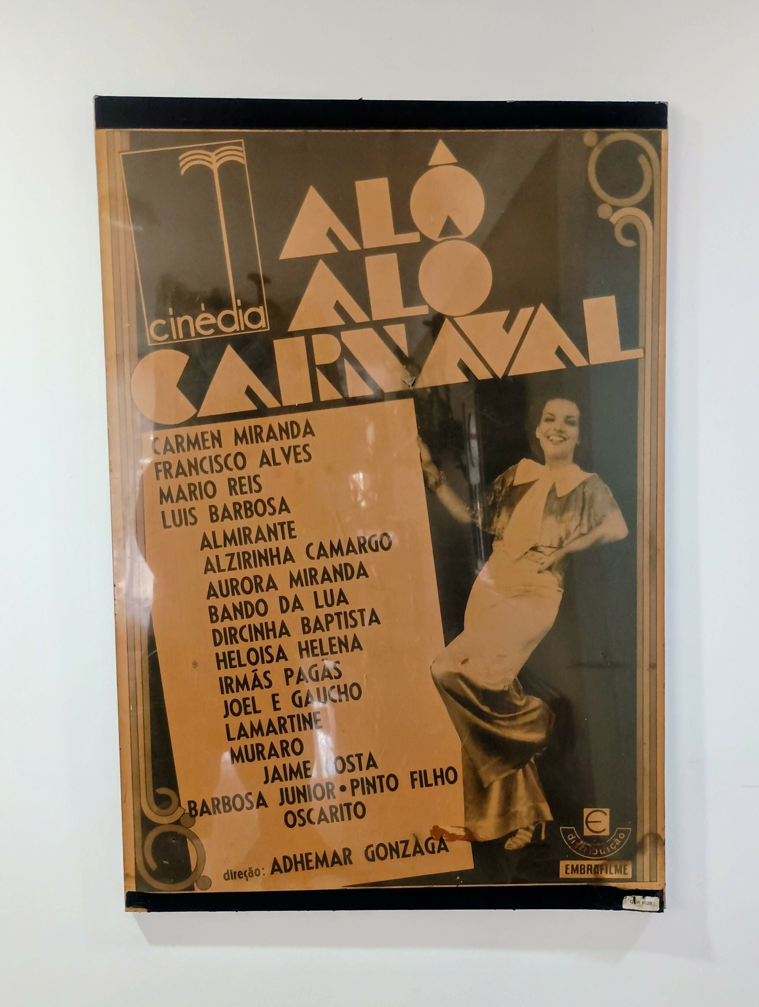 Cartaz original do filme alô alô carnaval