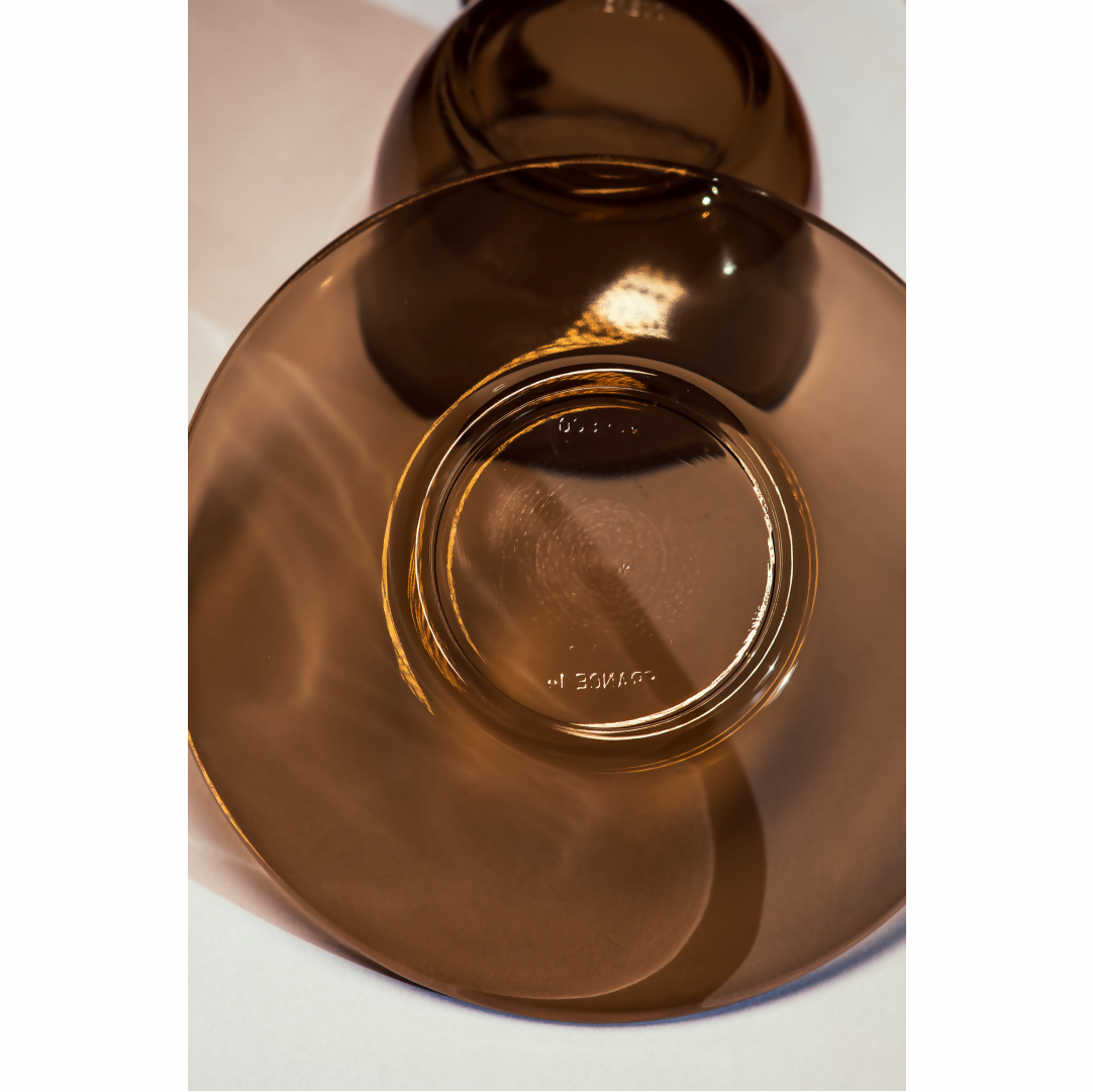 Conjunto 06 Xícaras Fumê - Vereco France - Caixa Original - Anos 60/70