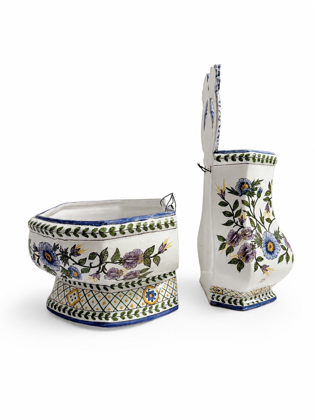 Conjunto de Lavabo Português F.F.A. Marquês | Pintado à Mão