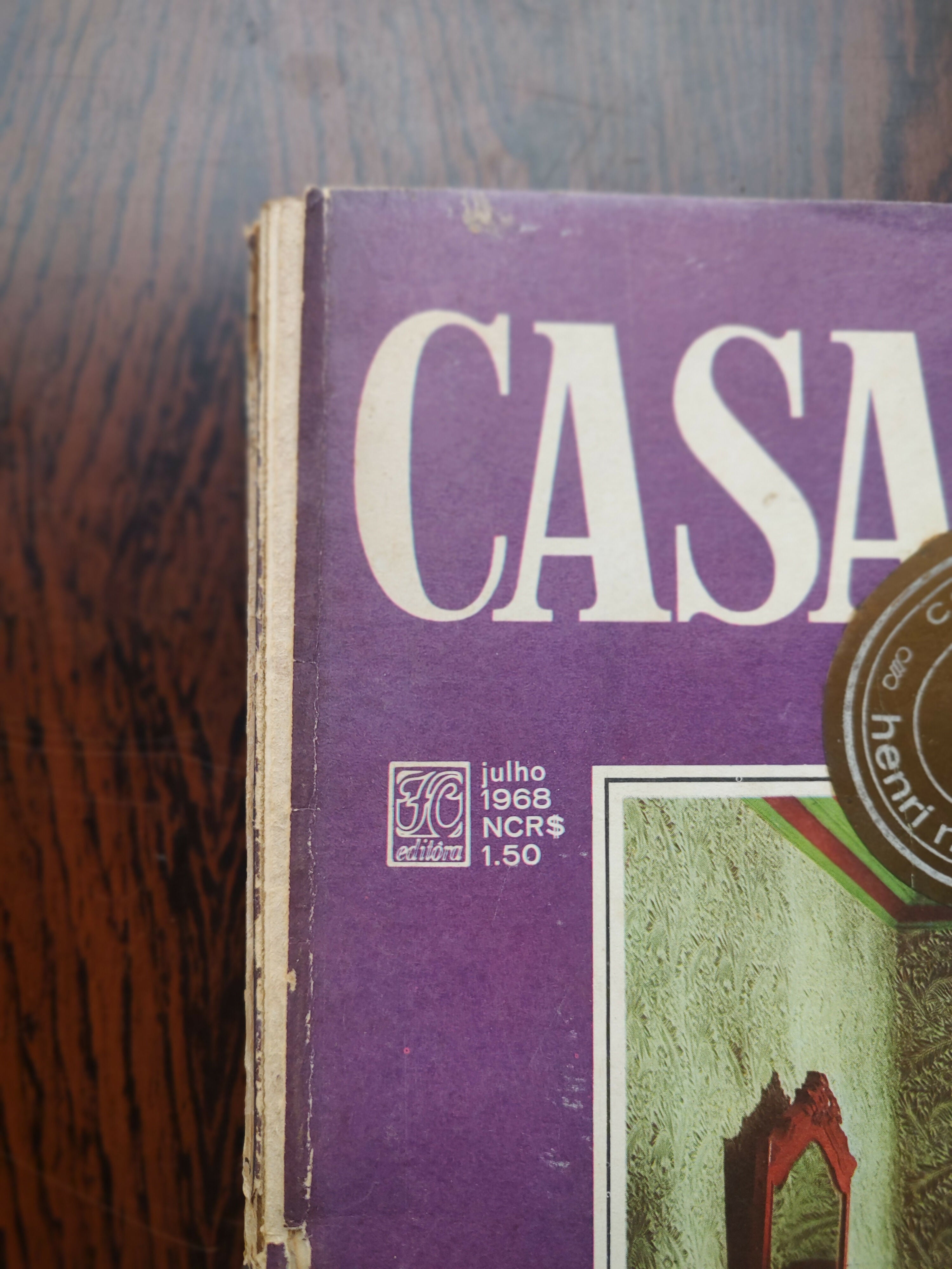 Antiga &quot;Revista Casa &amp; Jardim&quot; - 1968 (Capa Escritórios em Casa)