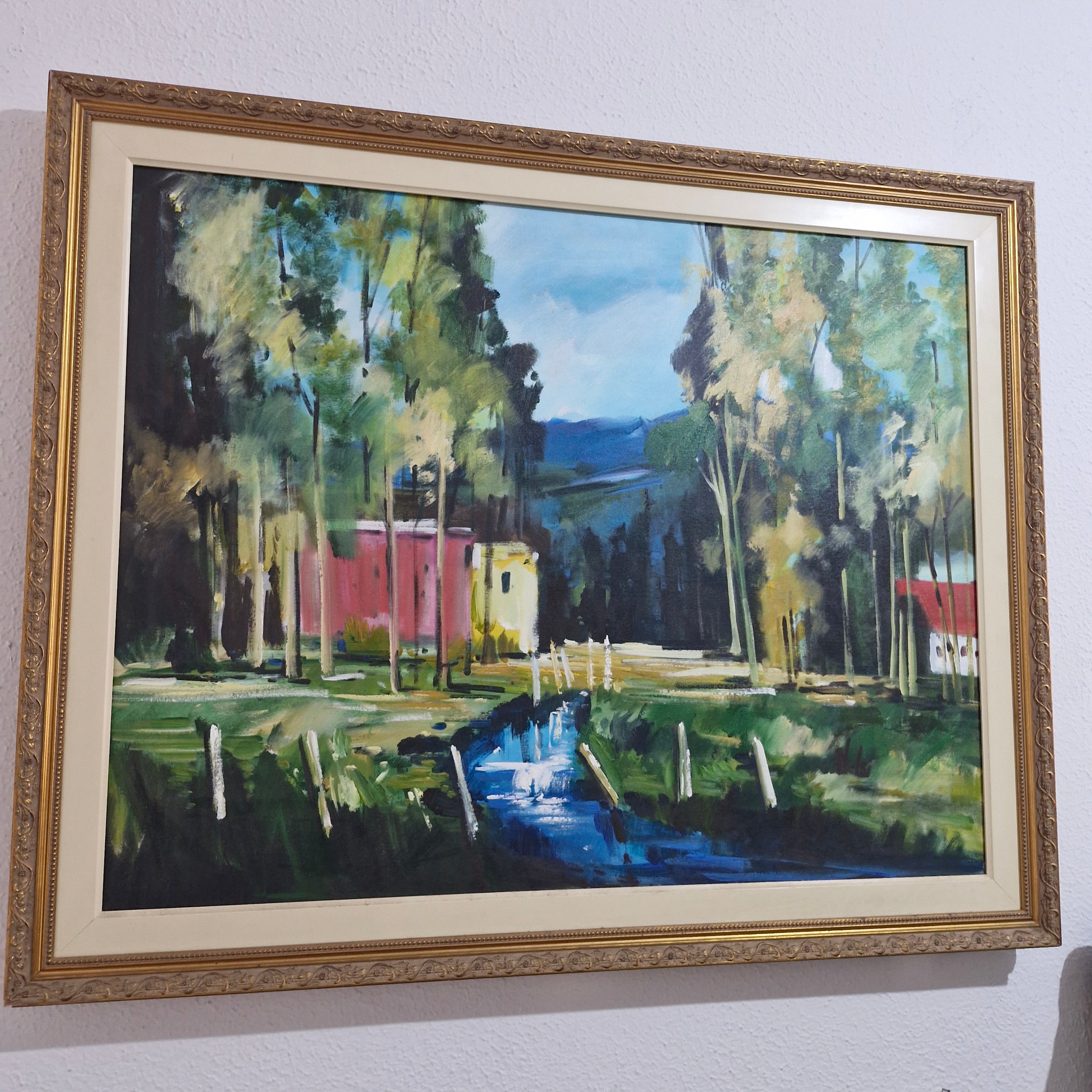 Quadro ost Paisagem Campestre.