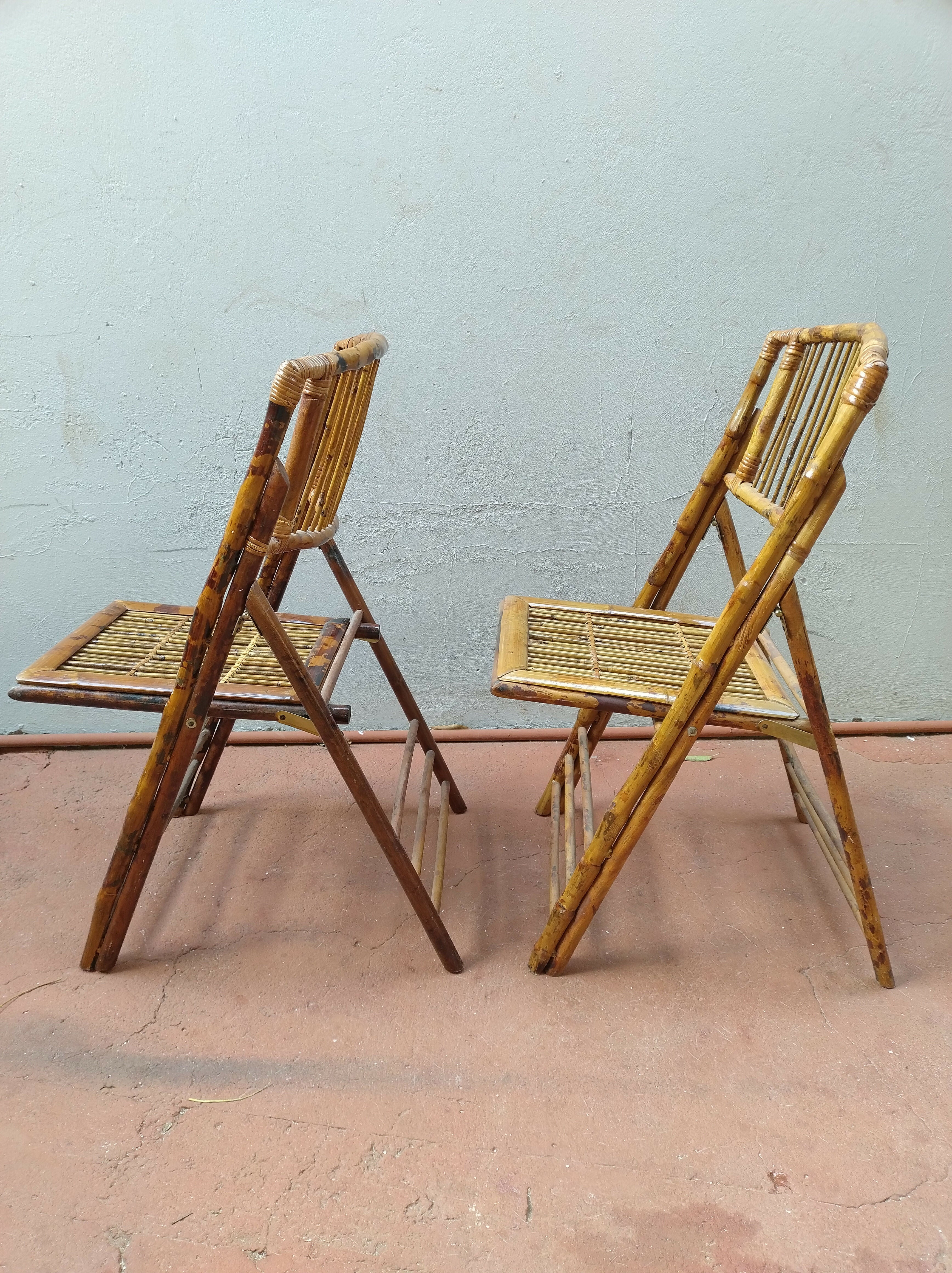 Cadeiras de Bambú