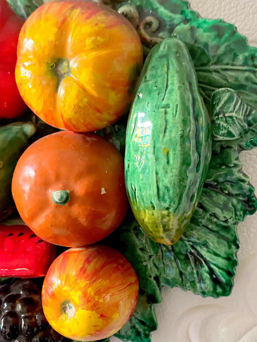 Prato Caldas da Rainha - Prato de Parede com frutas