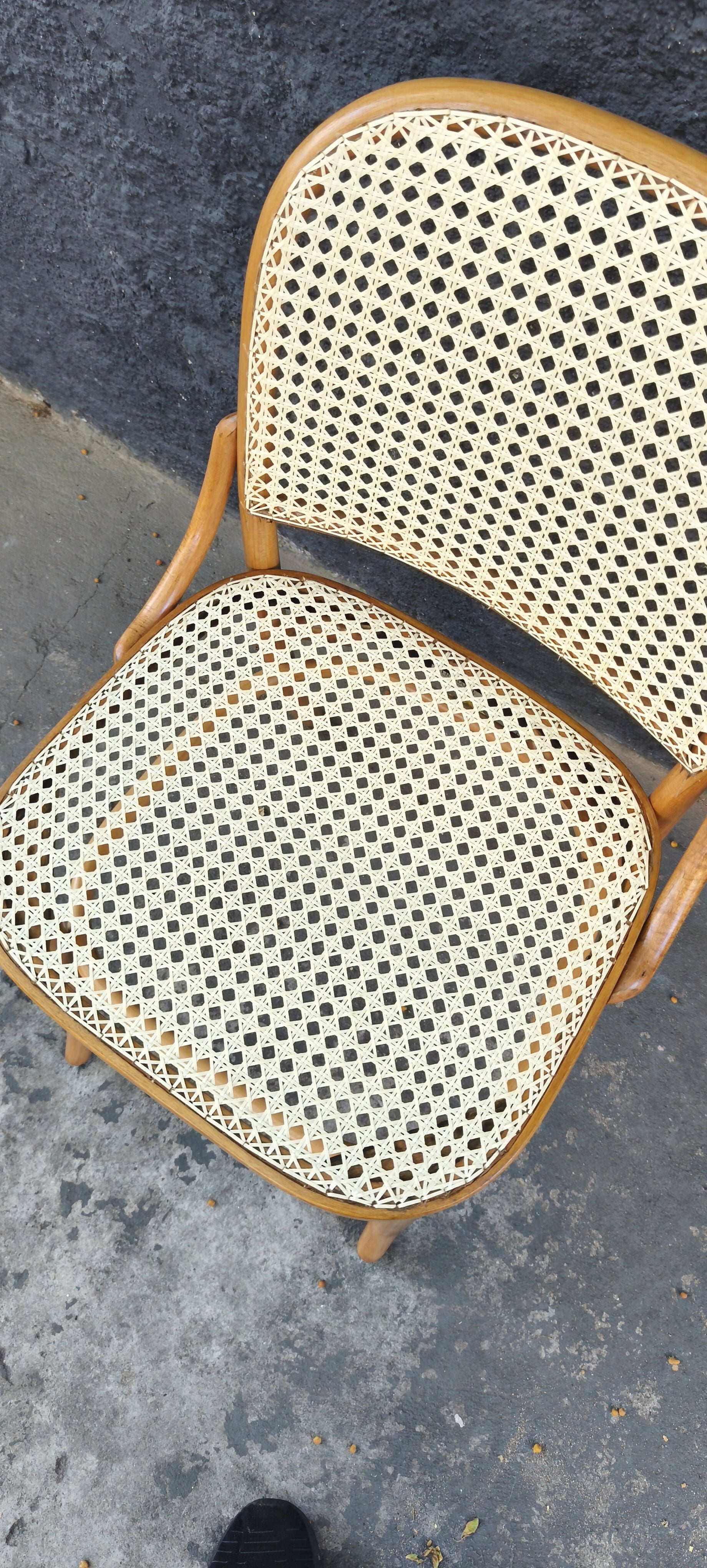 Par de cadeiras Thonart Meridien com palhinha