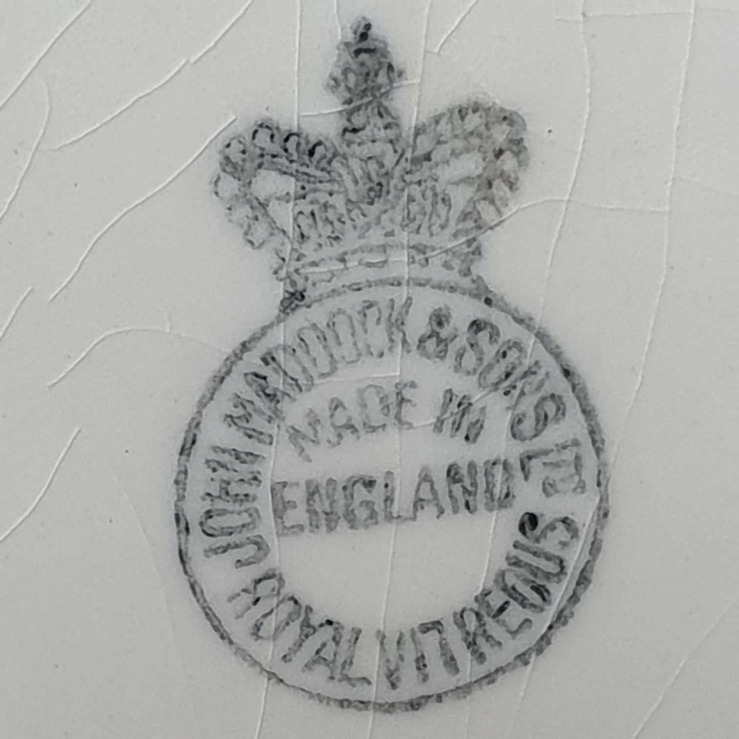 Sopeira inglesa século XIX floral, linda para decoração.