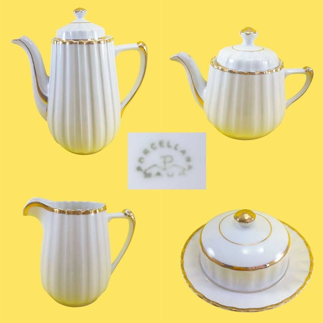 Porcelana Mauá déc.1940 Conjunto de Chá