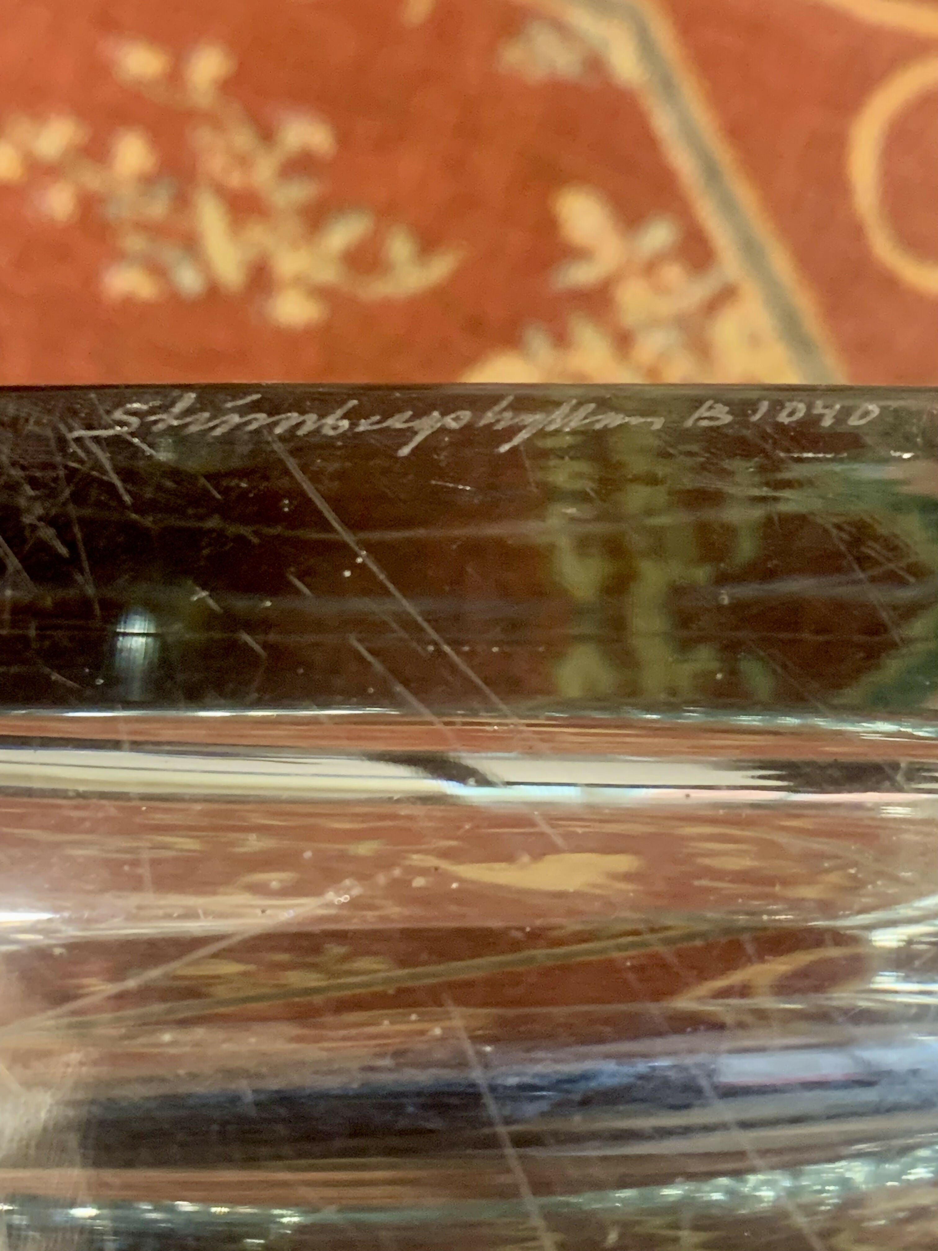 Vaso. em cristal sueco Strömbergshyttan