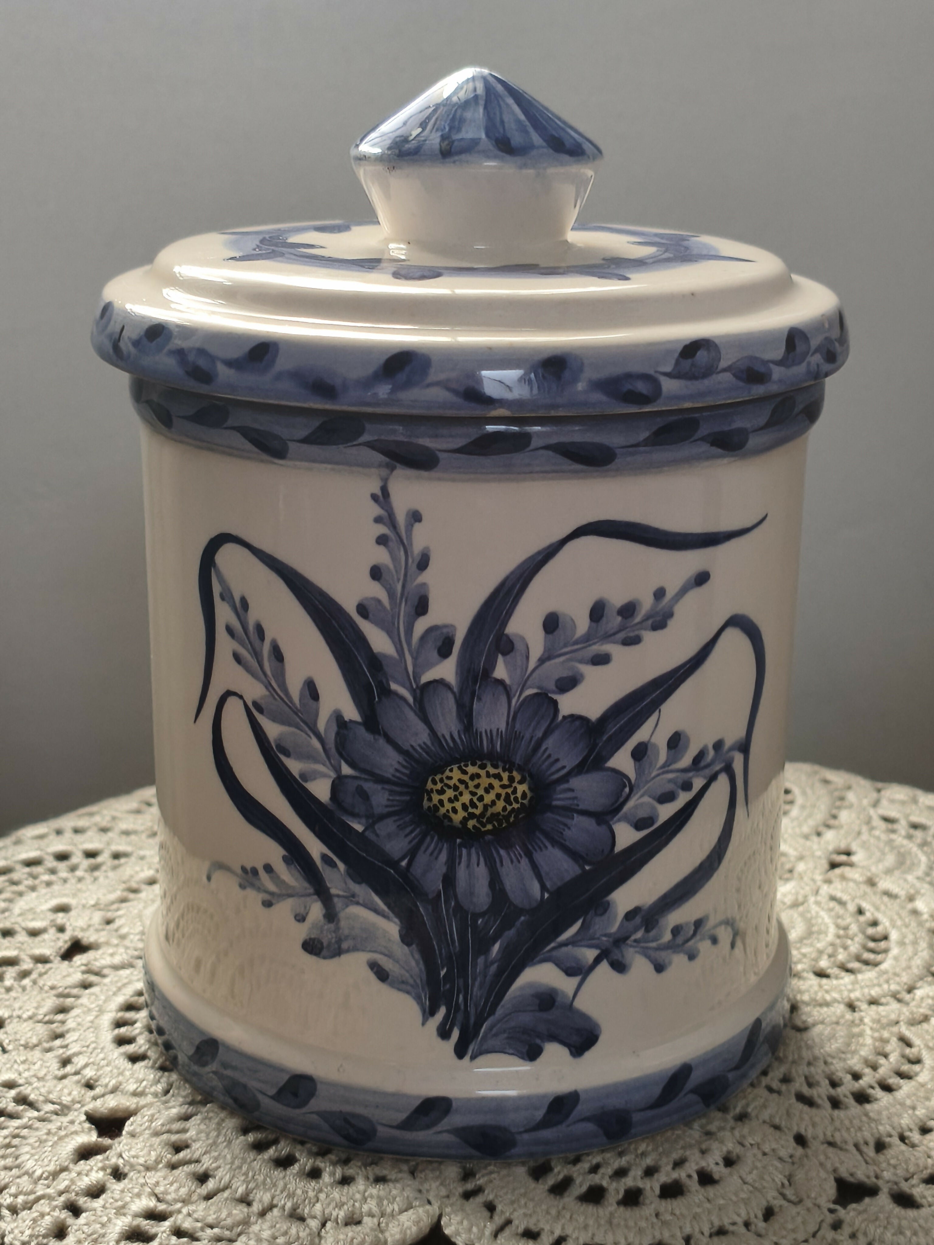 Potiche em cerâmica Luso Brasil