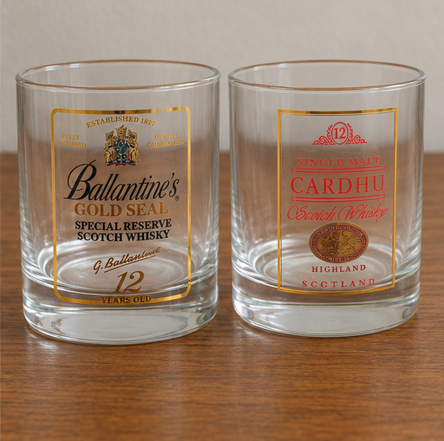 Conjunto 6 copos de Whisky com caixa de madeira