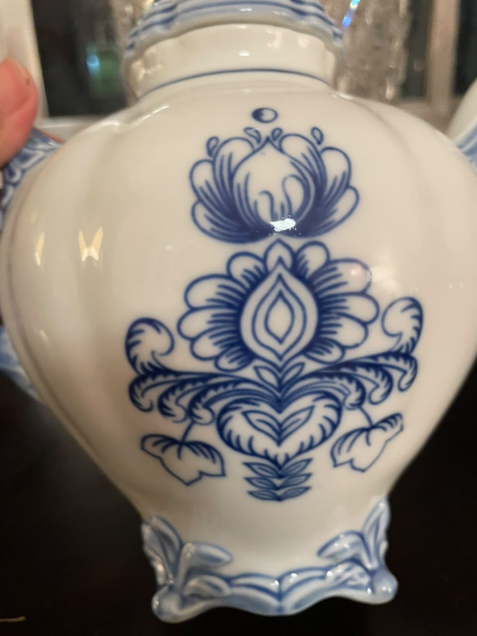 Baixela para chá e café em porcelana espanhola Bidasoa